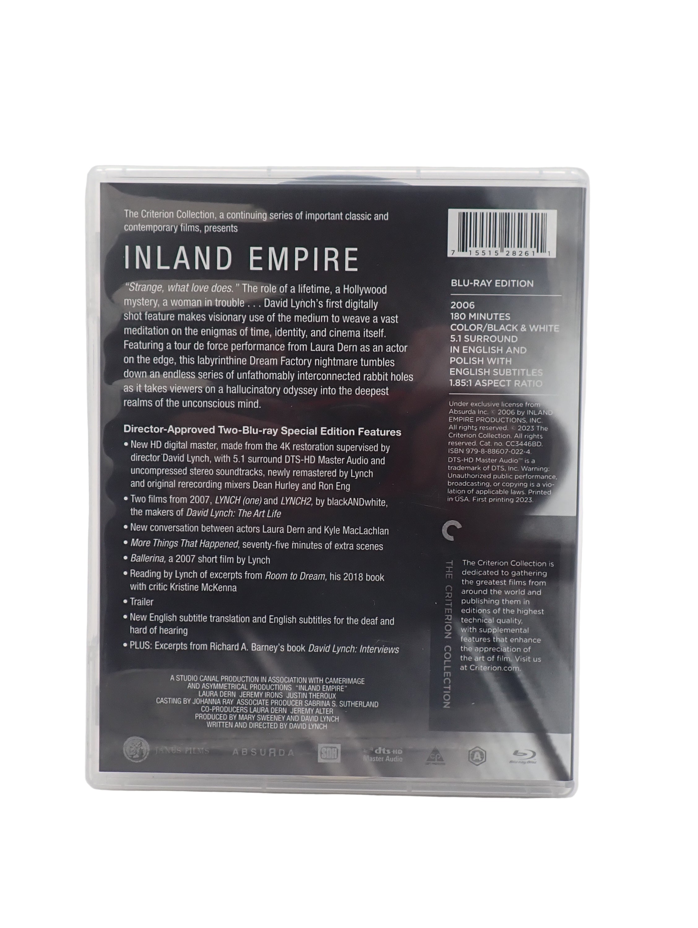 David Lynch's Inland Empire [Criterion Collection] (Blu-Ray) [Pre-Owned]