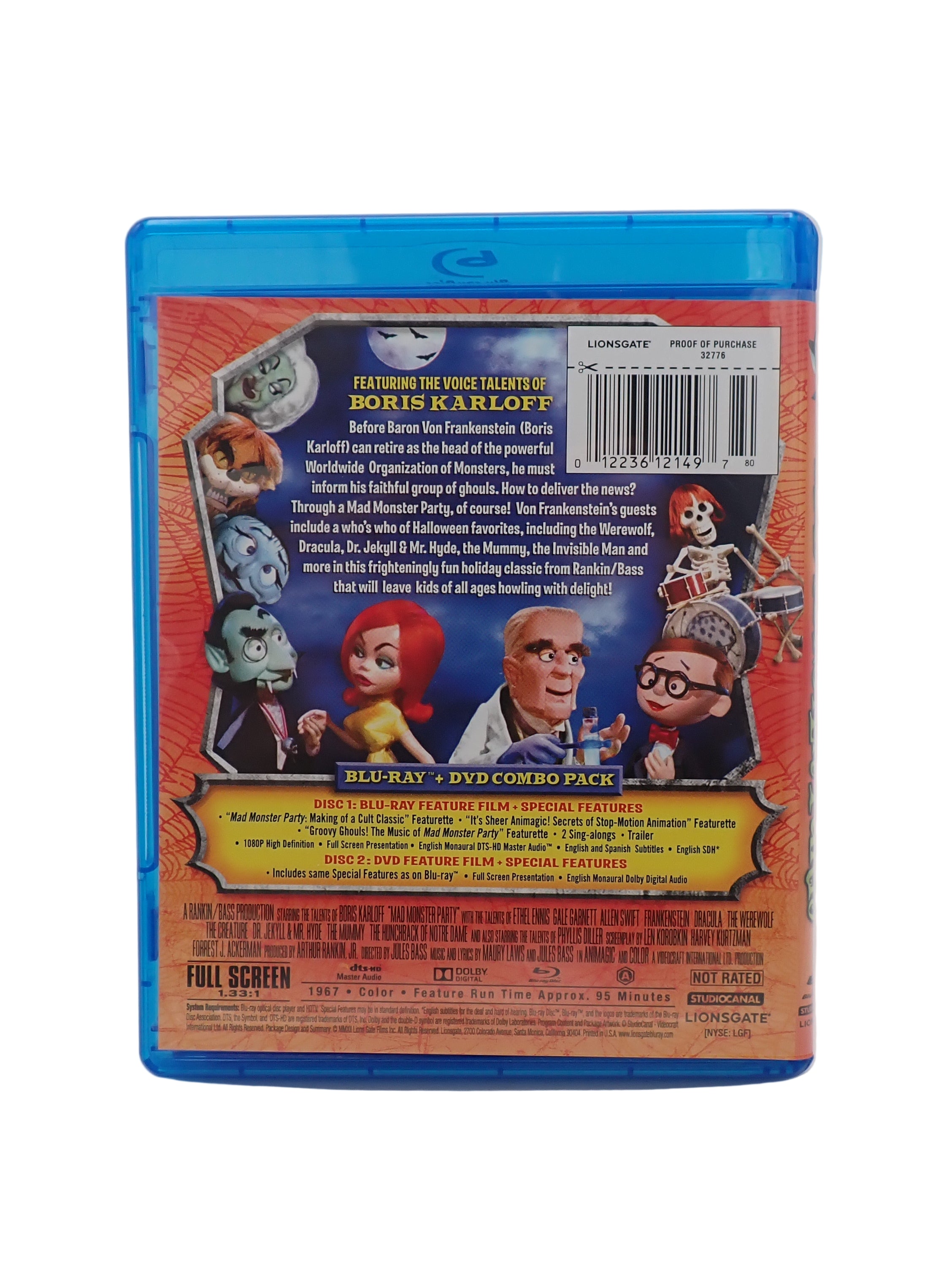Mad Monster Party (Blu-Ray+DVD Combo) [Pre-Owned]