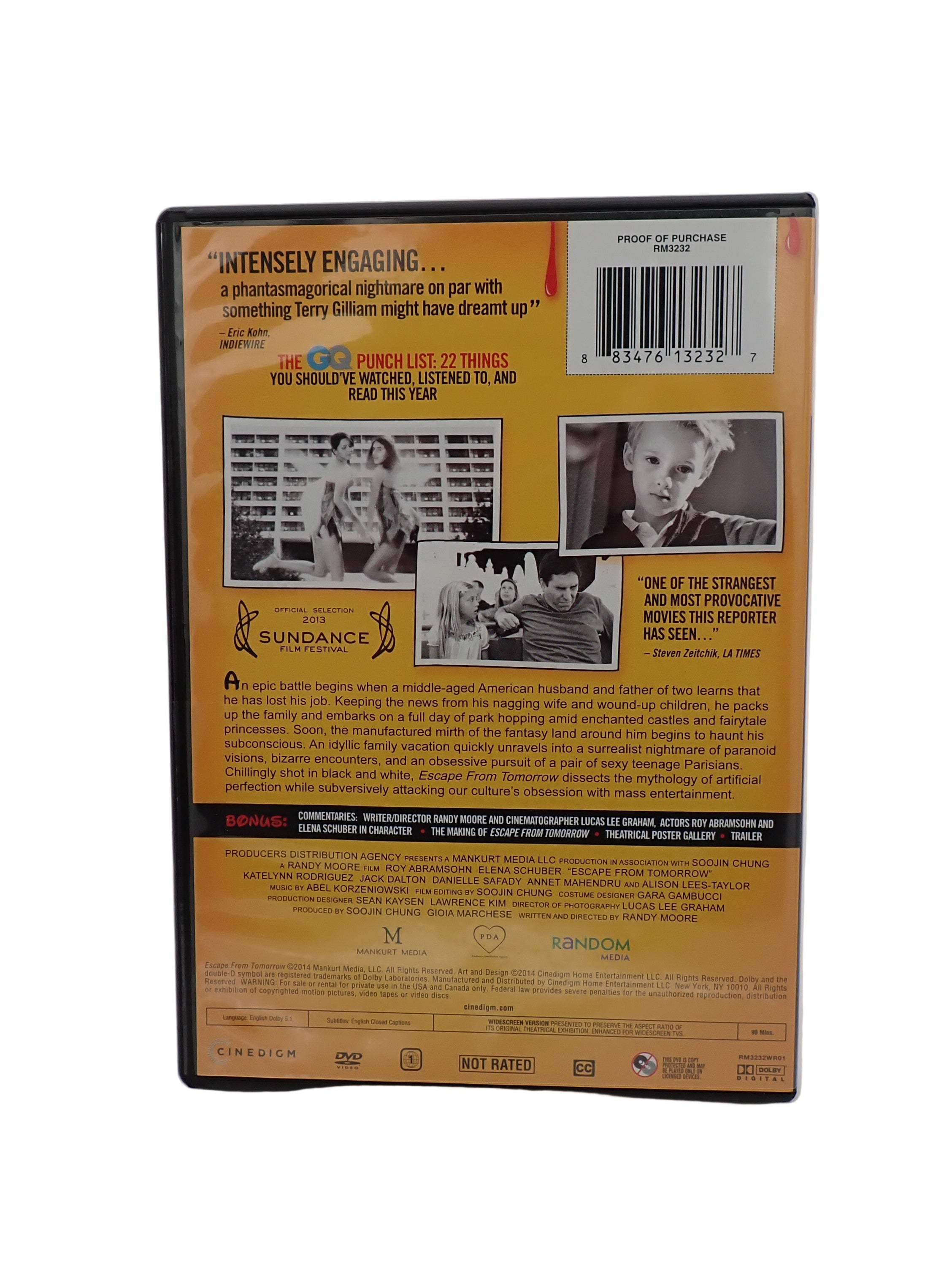 Escape From Tomorrow (DVD) [Pre-Owned]