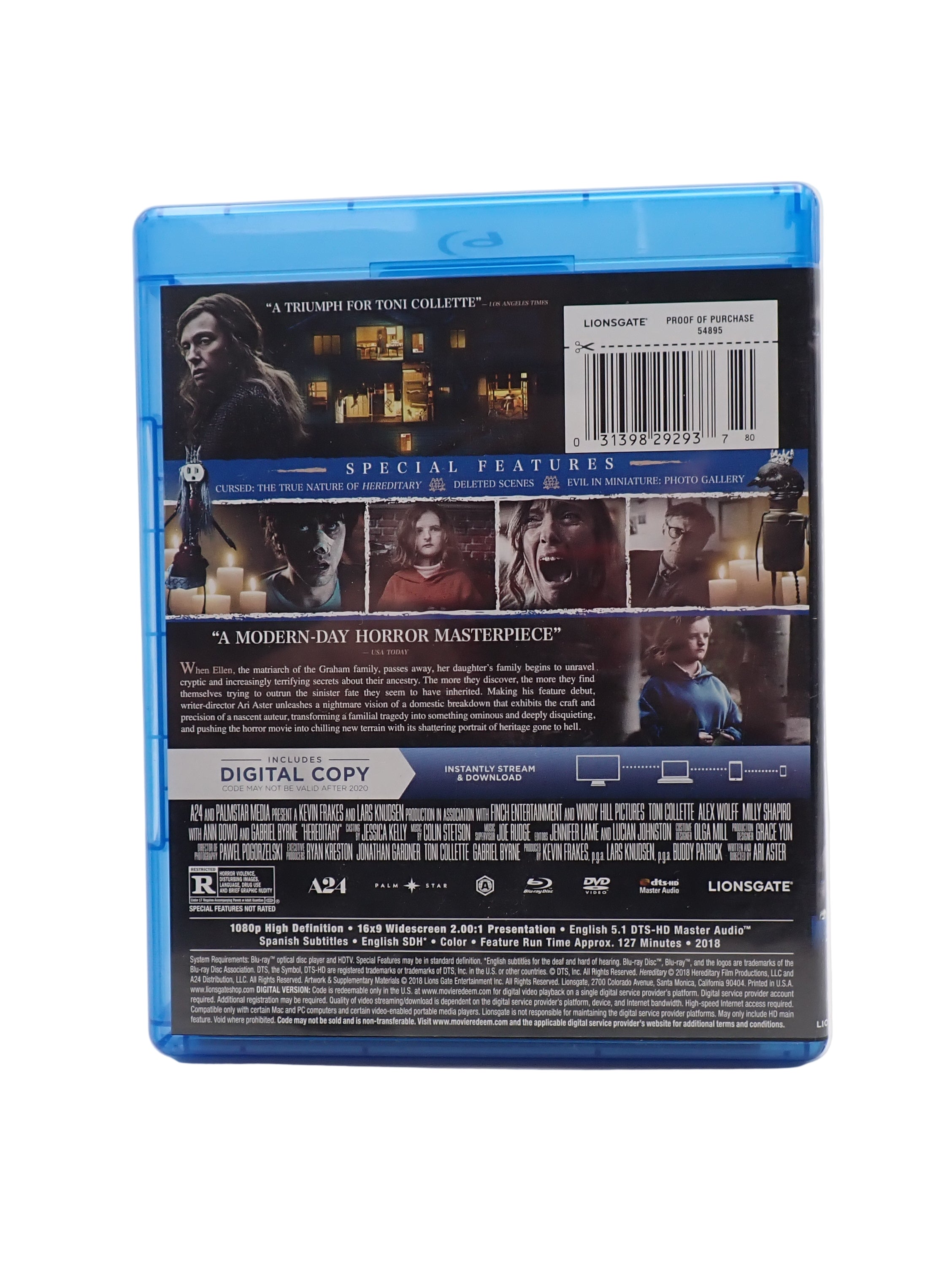 Hereditary (Blu-Ray+DVD) [Pre-Owned]