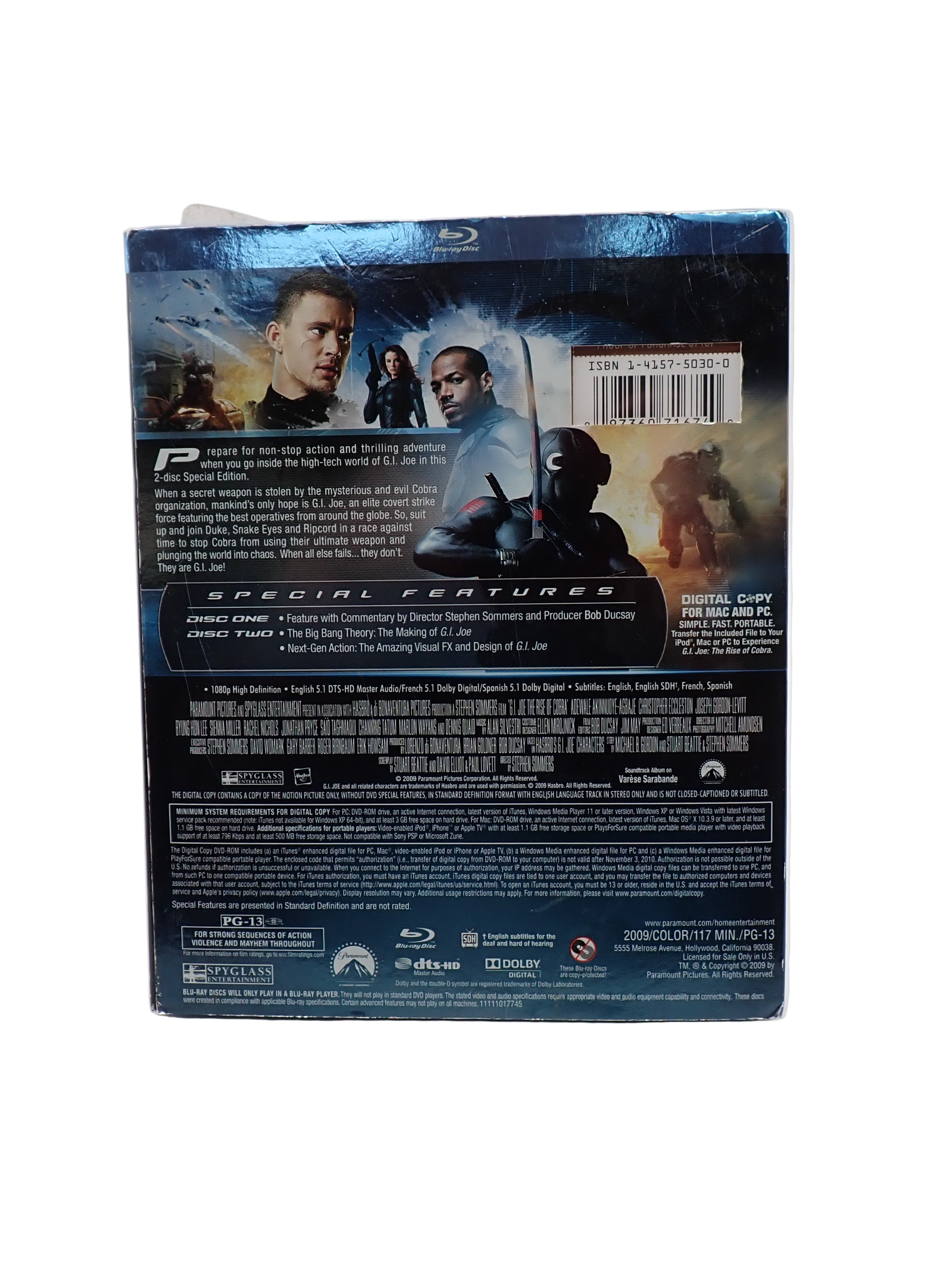 G.I. Joe: The Rise of Cobra (Blu-Ray) [Pre-Owned]