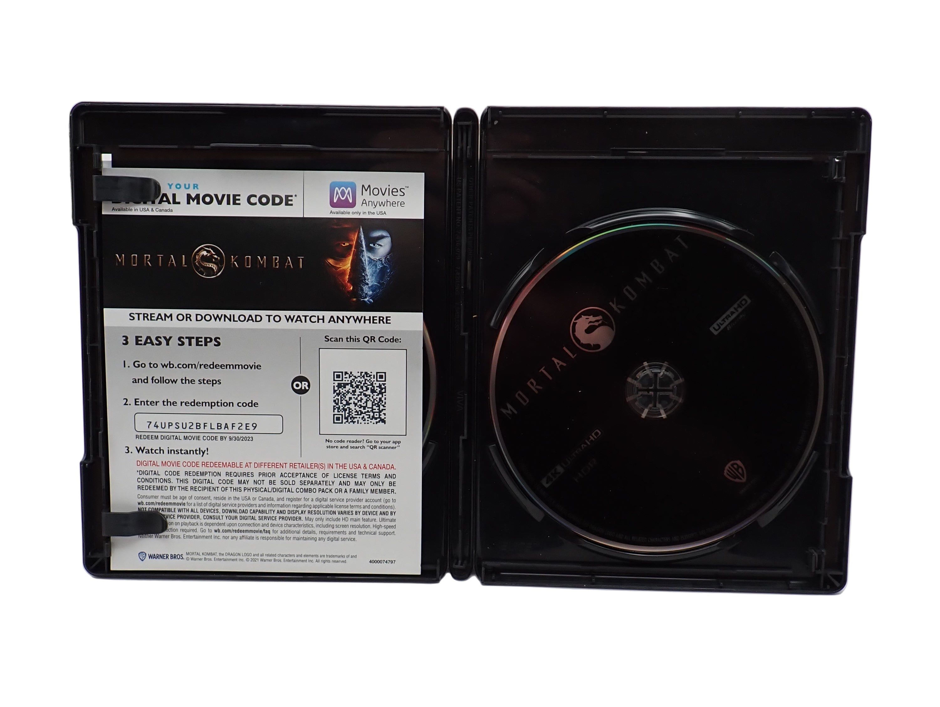 Mortal Kombat - 2021 (Blu-Ray) [Pre-Owned]