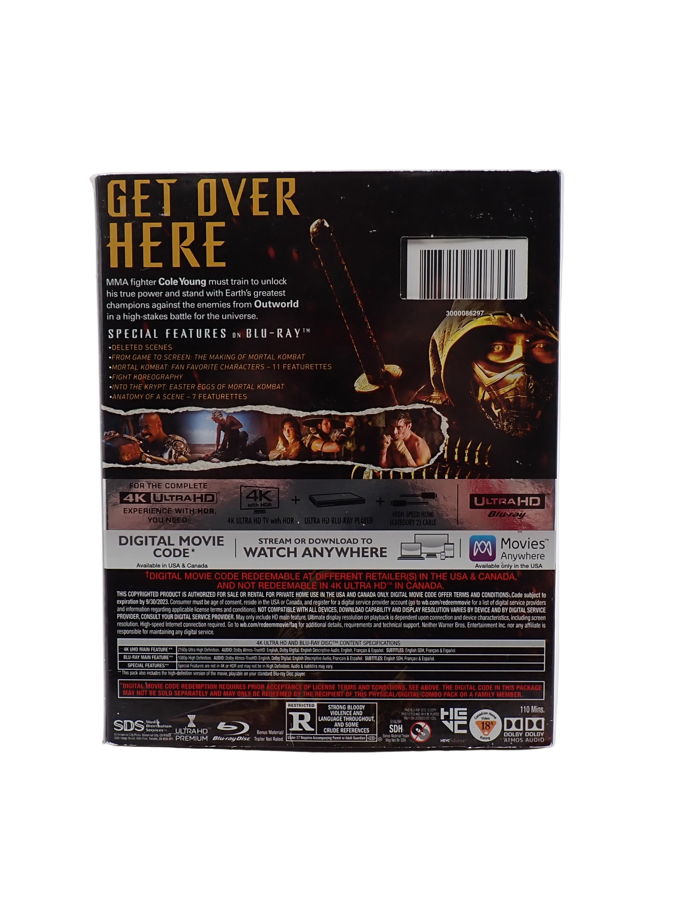 Mortal Kombat - 2021 (Blu-Ray) [Pre-Owned]