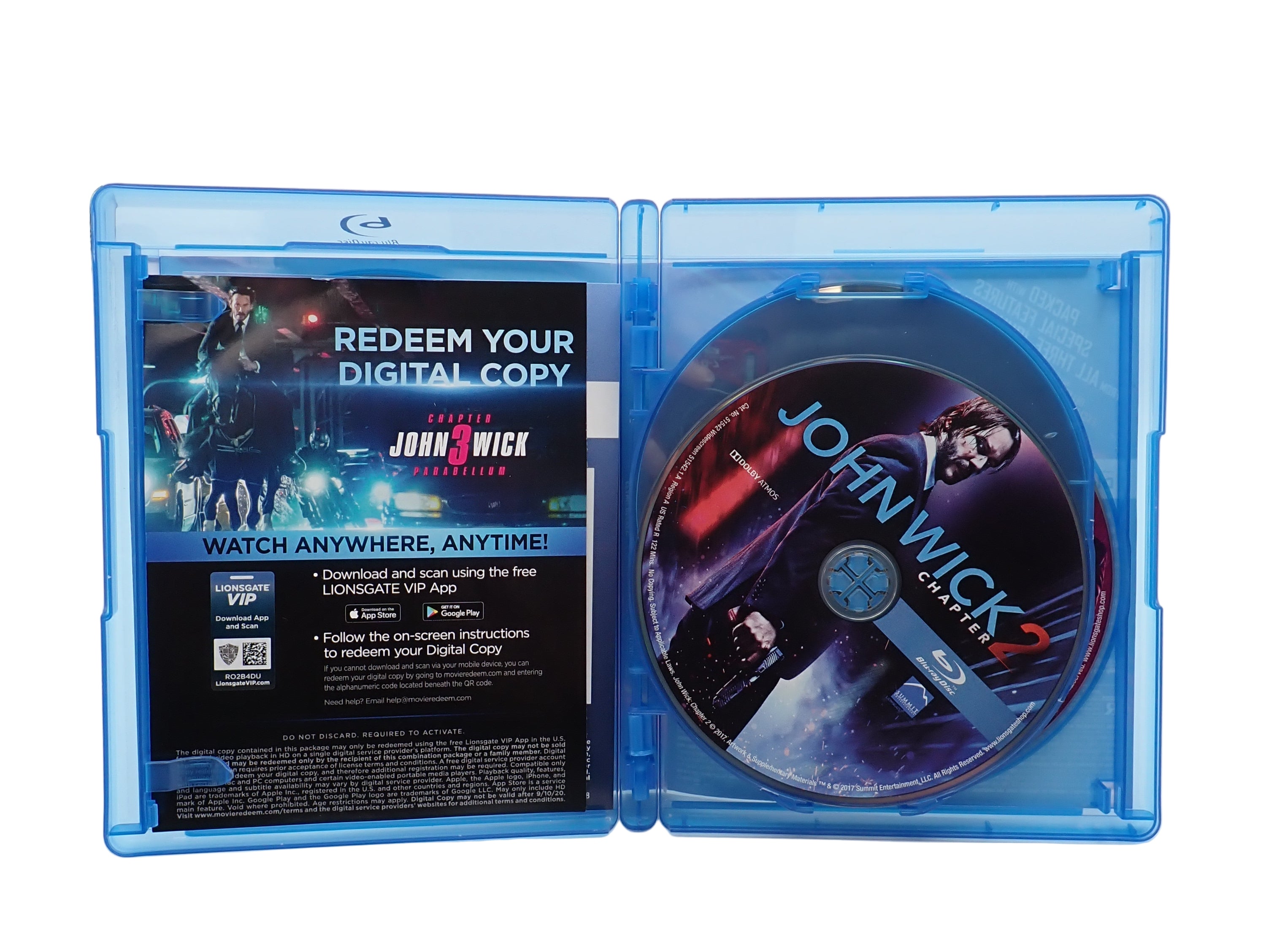 John Wick: Chapter 1-3 (Blu-Ray) [Pre-Owned]