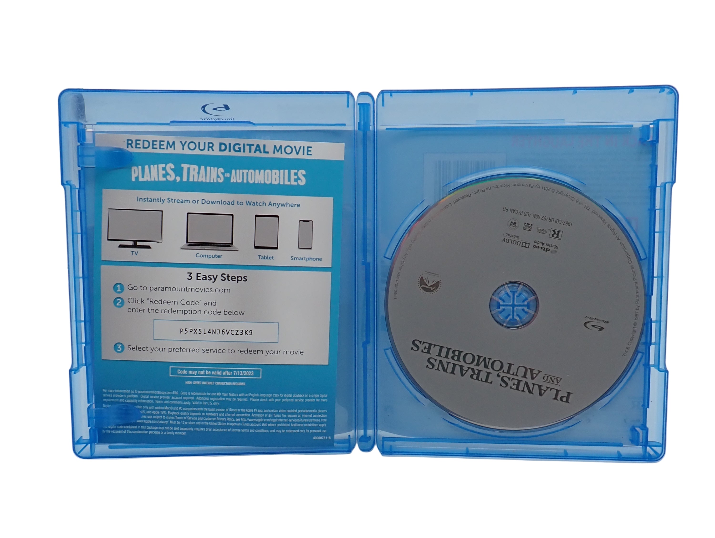 Planes, Trains, and Automobiles (Blu-Ray) [Pre-Owned]