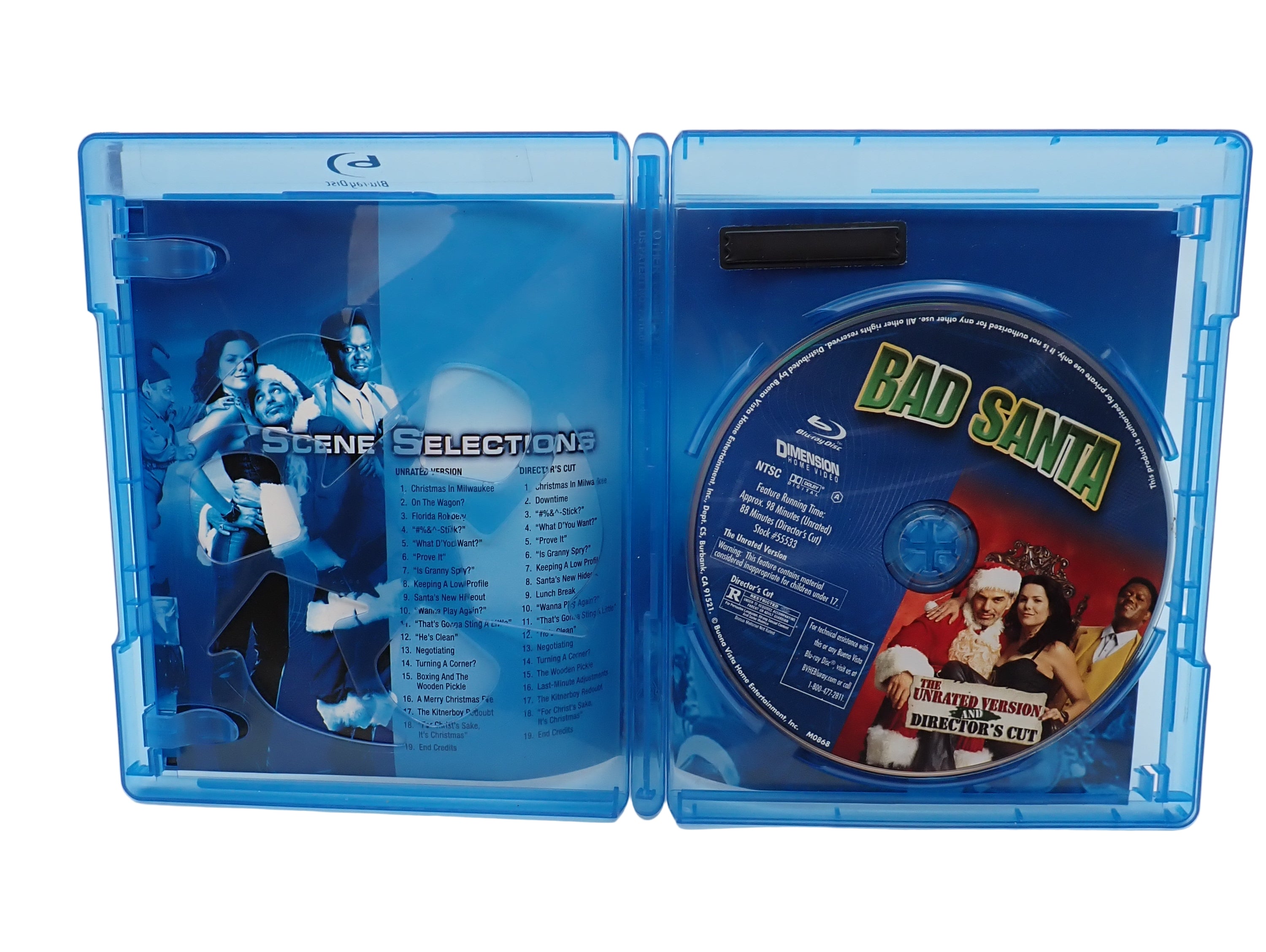 Bad Santa - The Unrated Version & Director's Cut (Blu-Ray) [Pre-Owned]