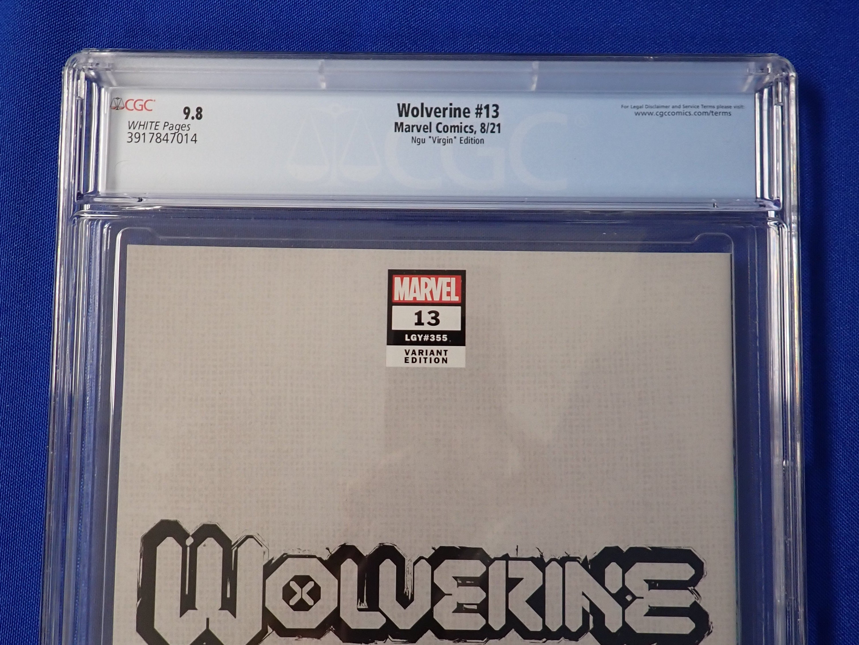 Wolverine #13 CGC 9.8 Kael Ngu Virgin Variant