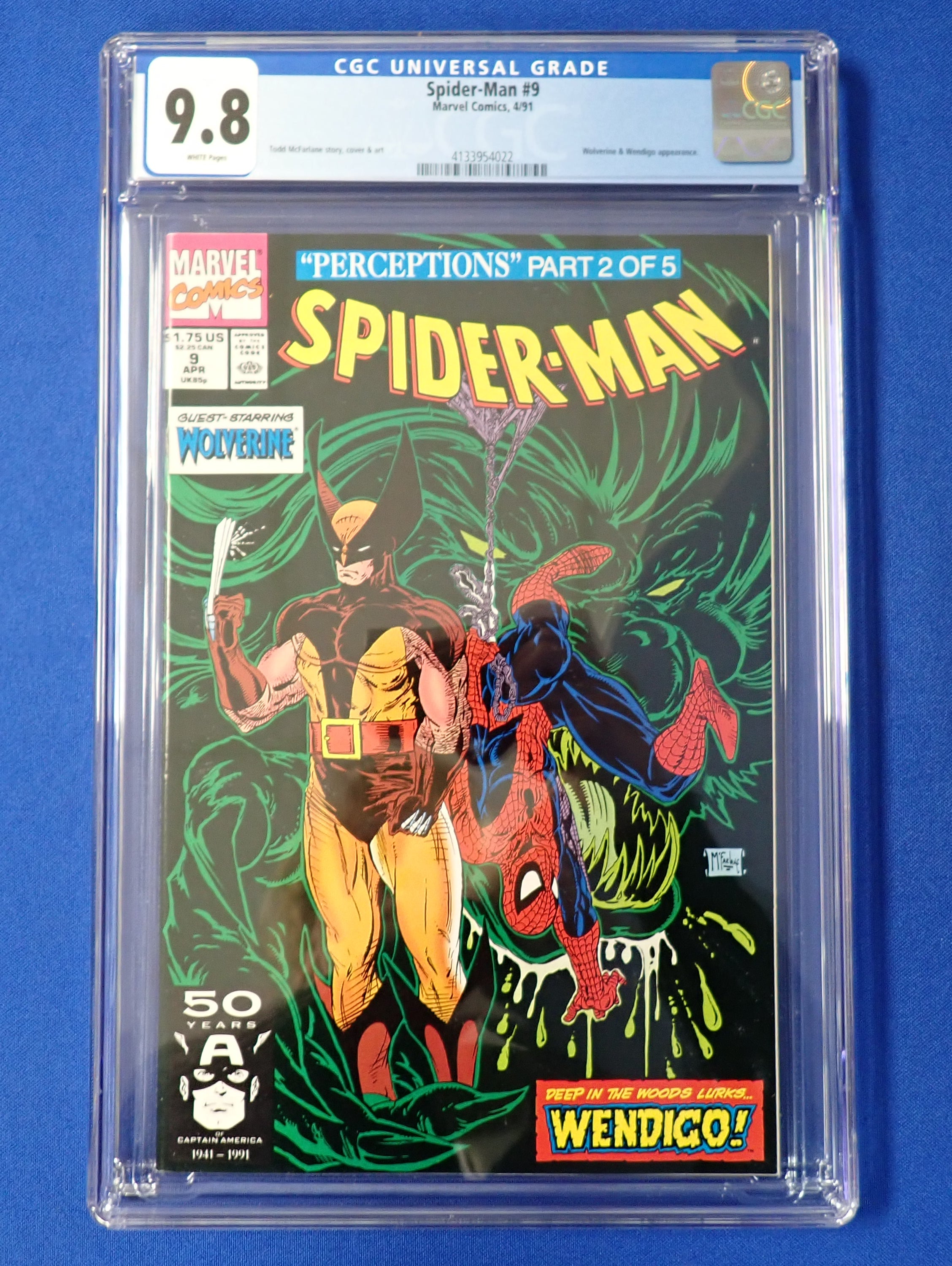 Spider-Man #9 (1991) - CGC 9.8