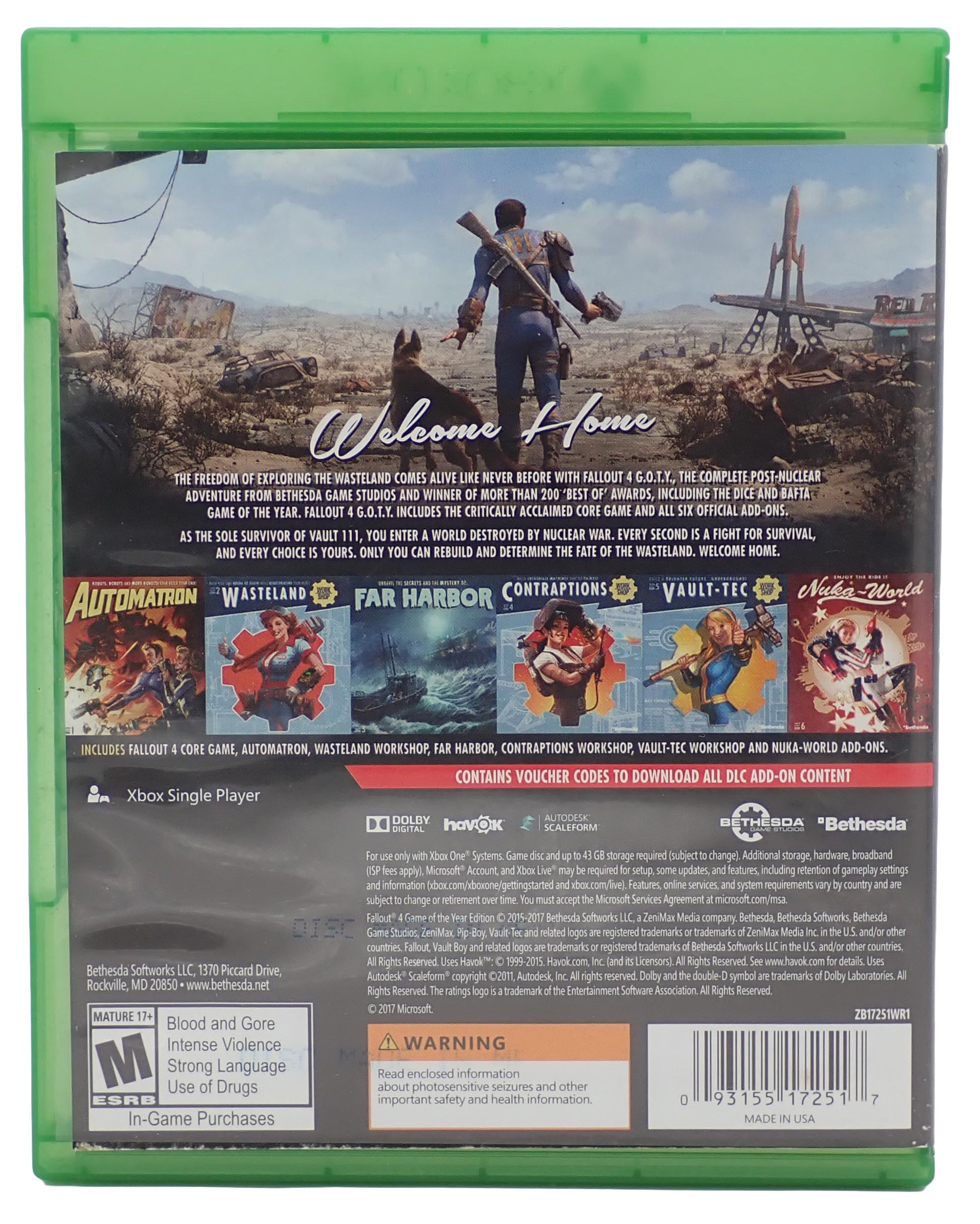 Fallout 4 [G.O.T.Y.] - Xbox One