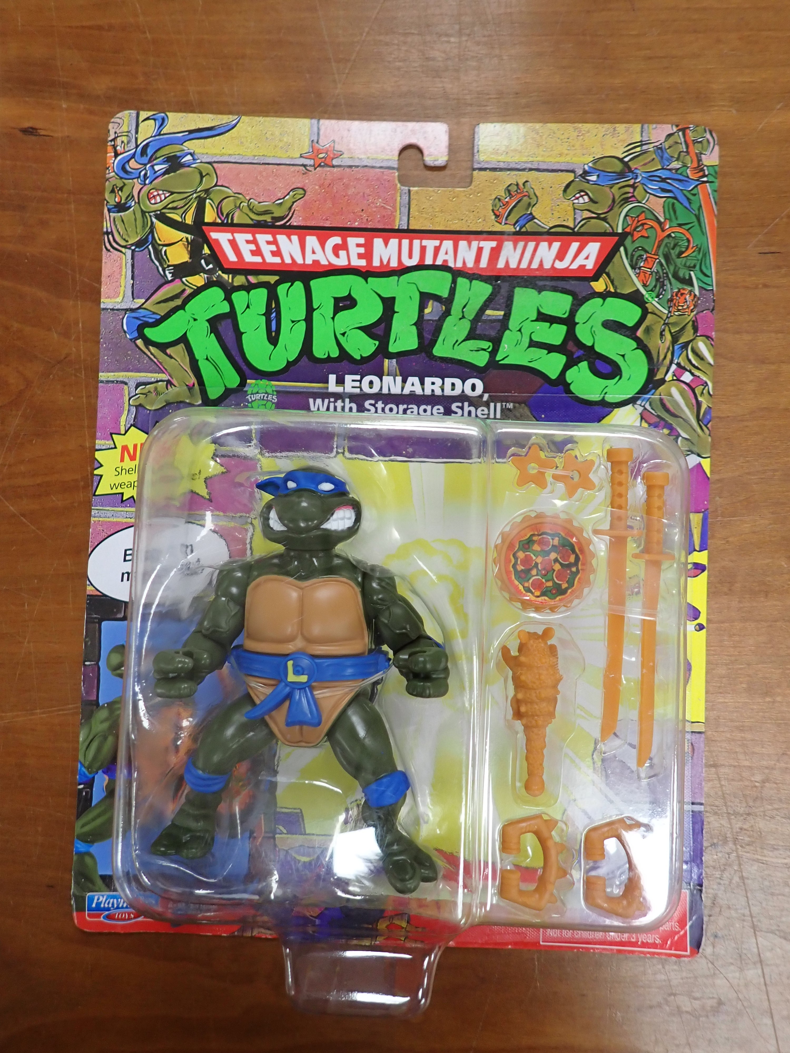 TMNT: Leonardo, with Storage Shell (1991)