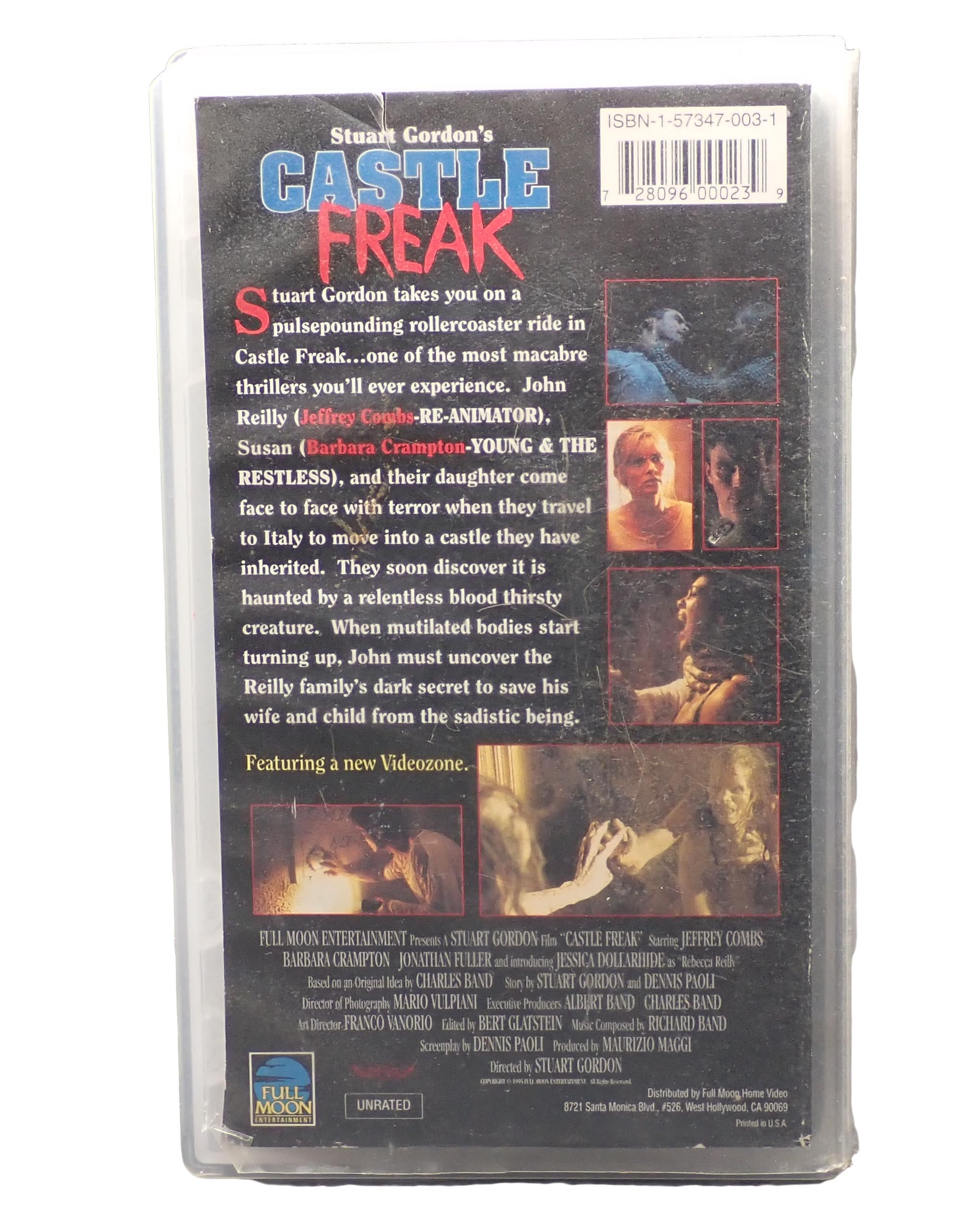 Castle Freak the Director's Cut - VHS