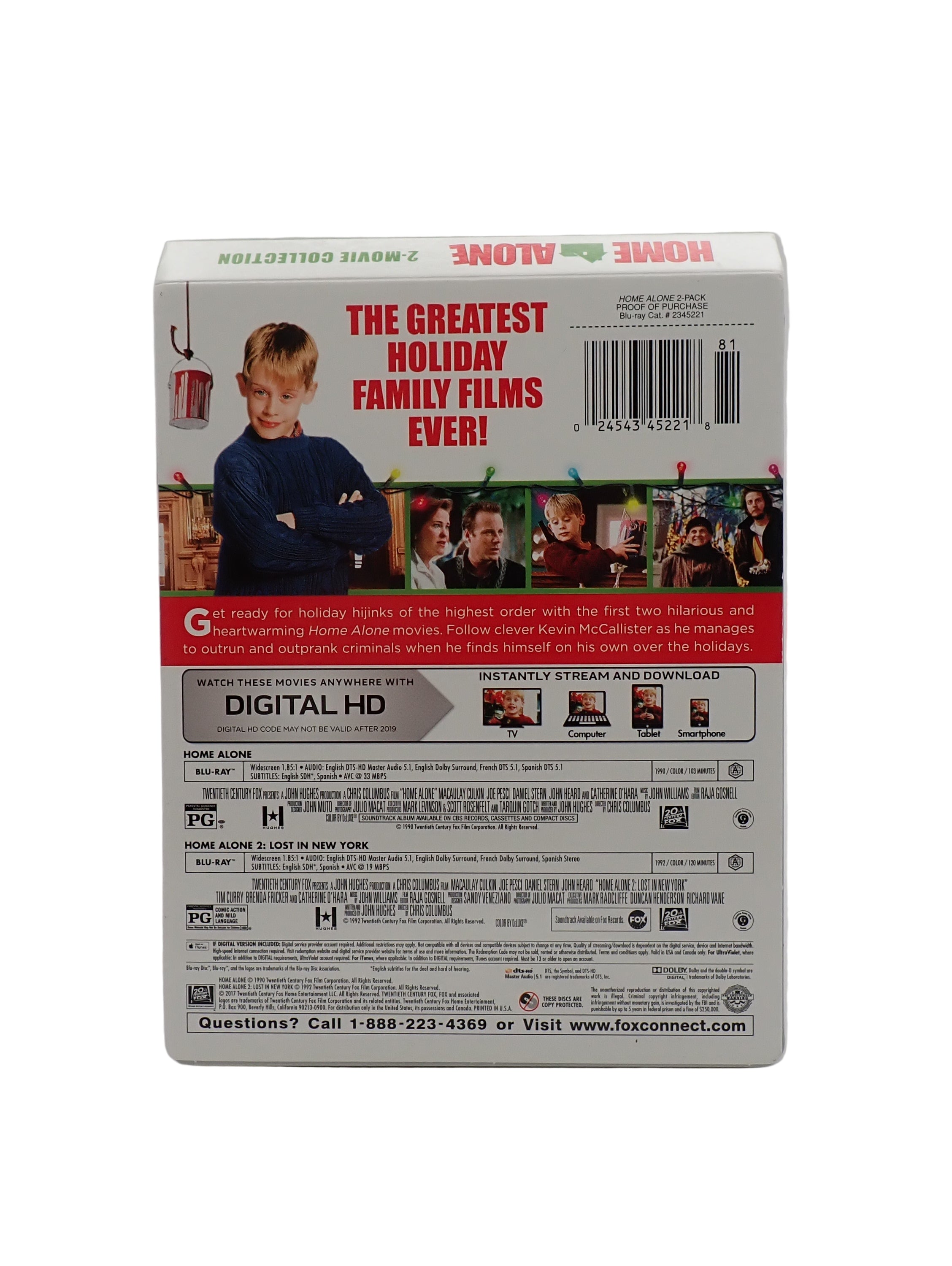 Home Alone - 2 Movie Collection Steelbook [Blu-Ray] (Pre-Owned)