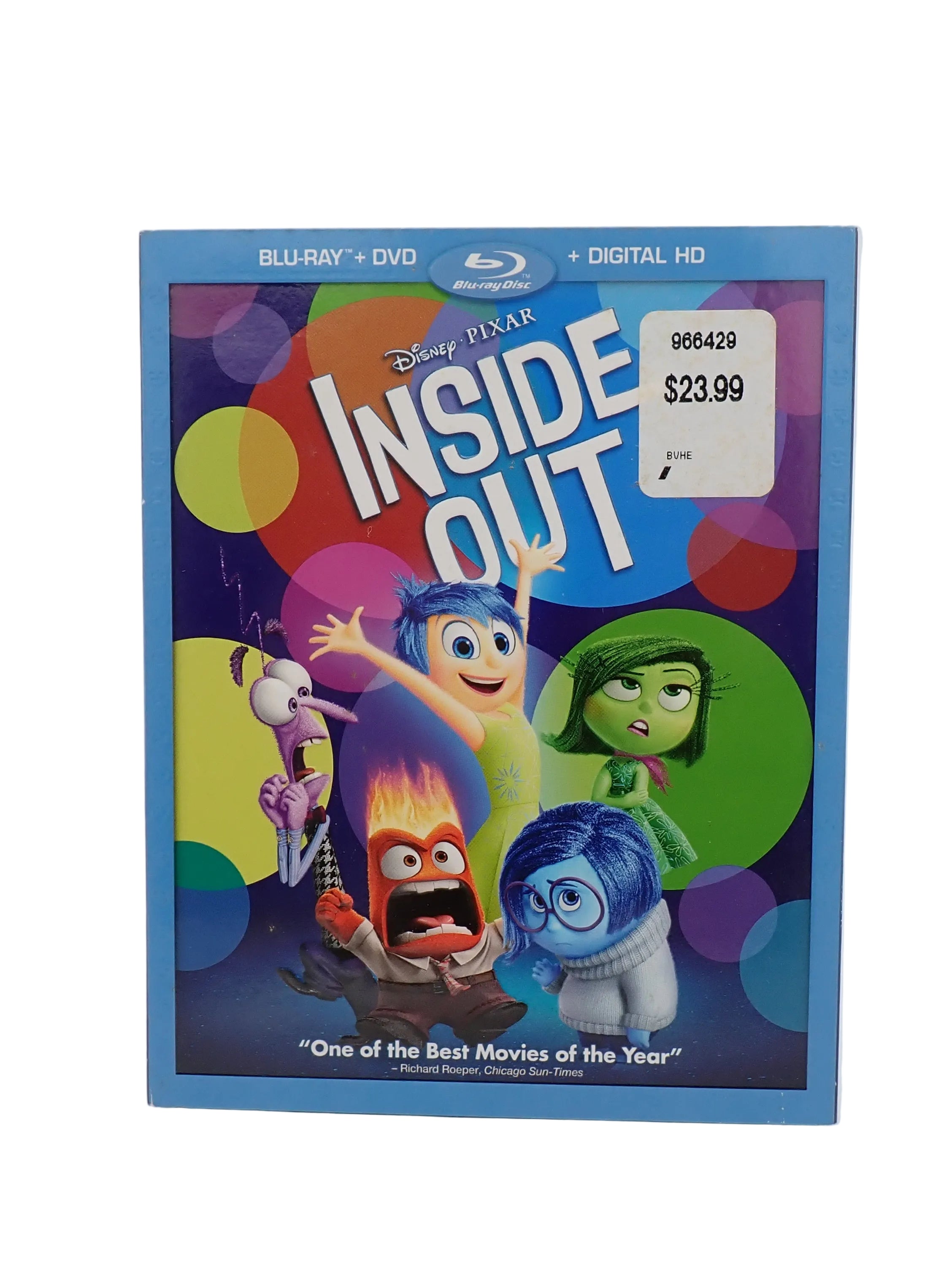 Inside Out -SEALED! (Blu-Ray + DVD) [Pre-Owned]