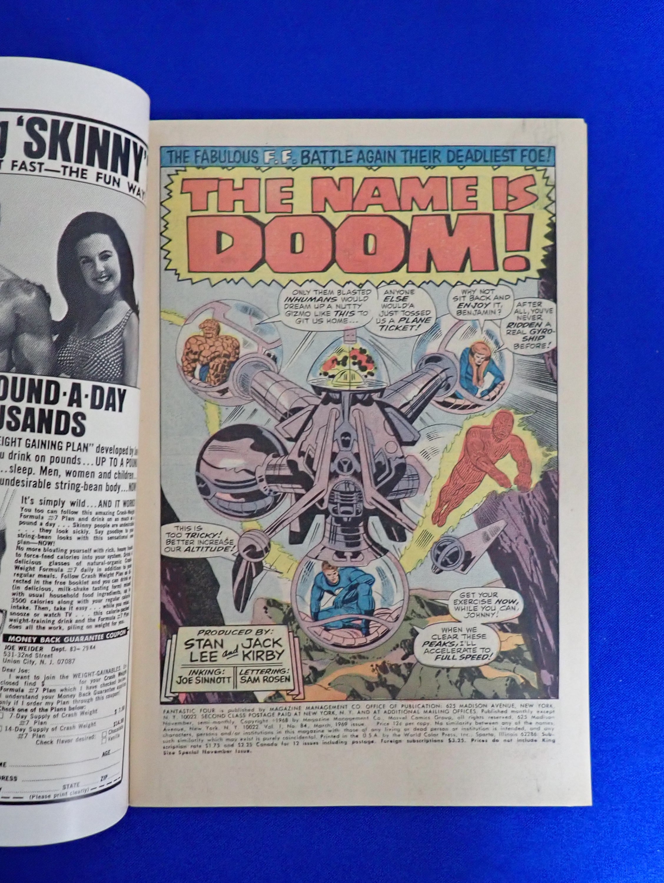 Fantastic Four #84 (1969) - FN+/6.5