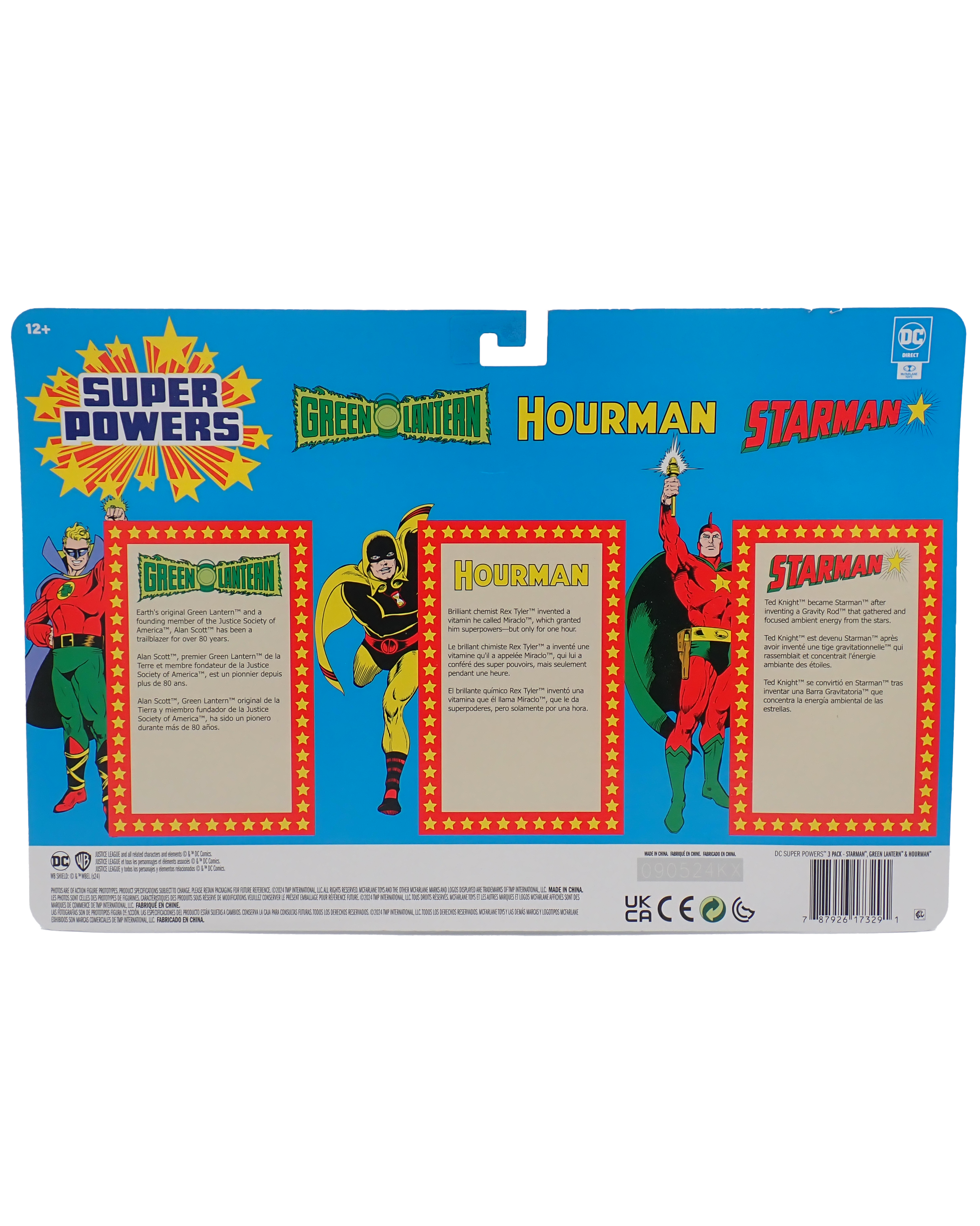 Green Lantern / Hourman / Starman - Retro DC Super Powers Figures