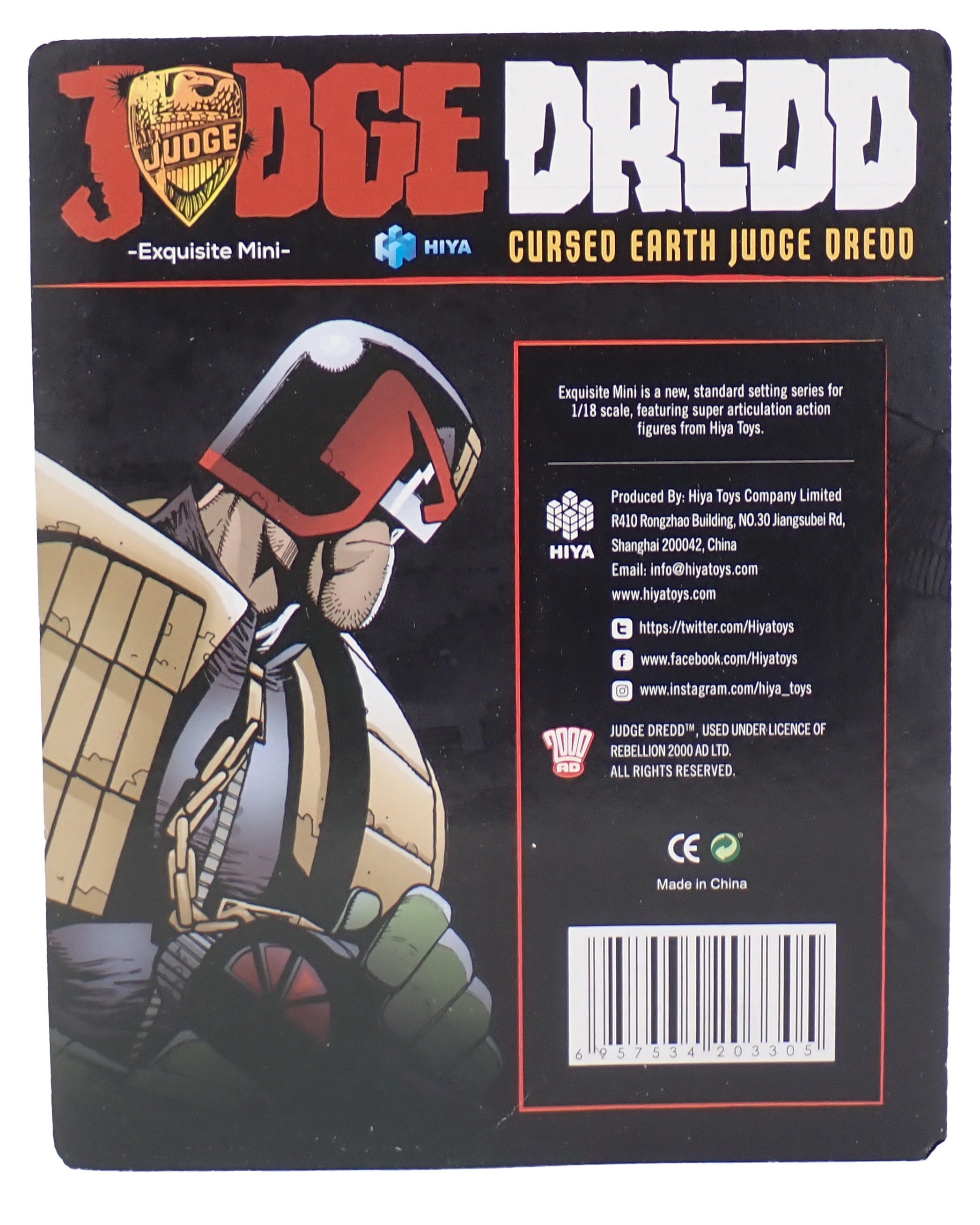 Cursed Earth Judge Dredd - Hiya Figure