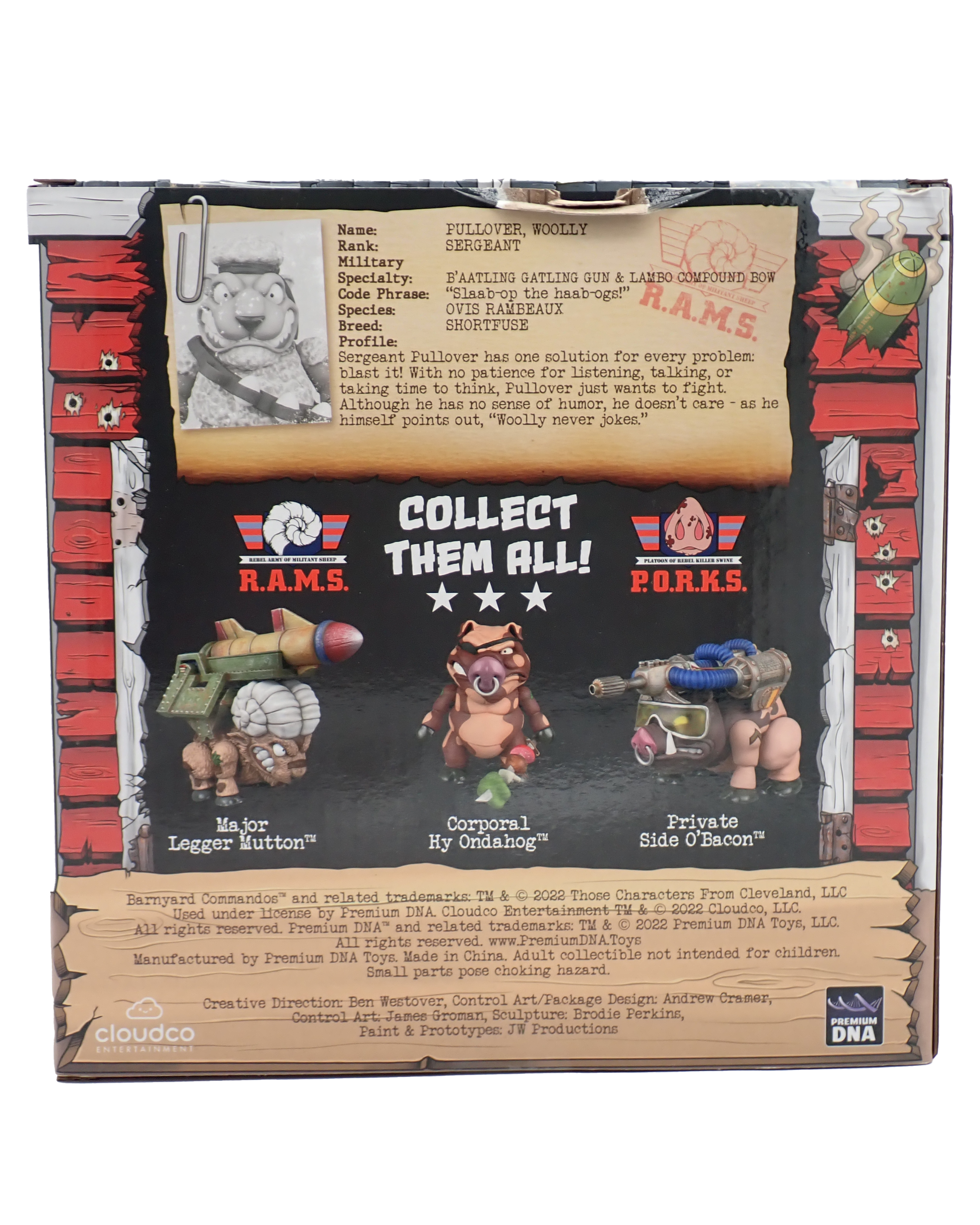 Sergeant Woolly Pullover - Barnyard Commandos Figure