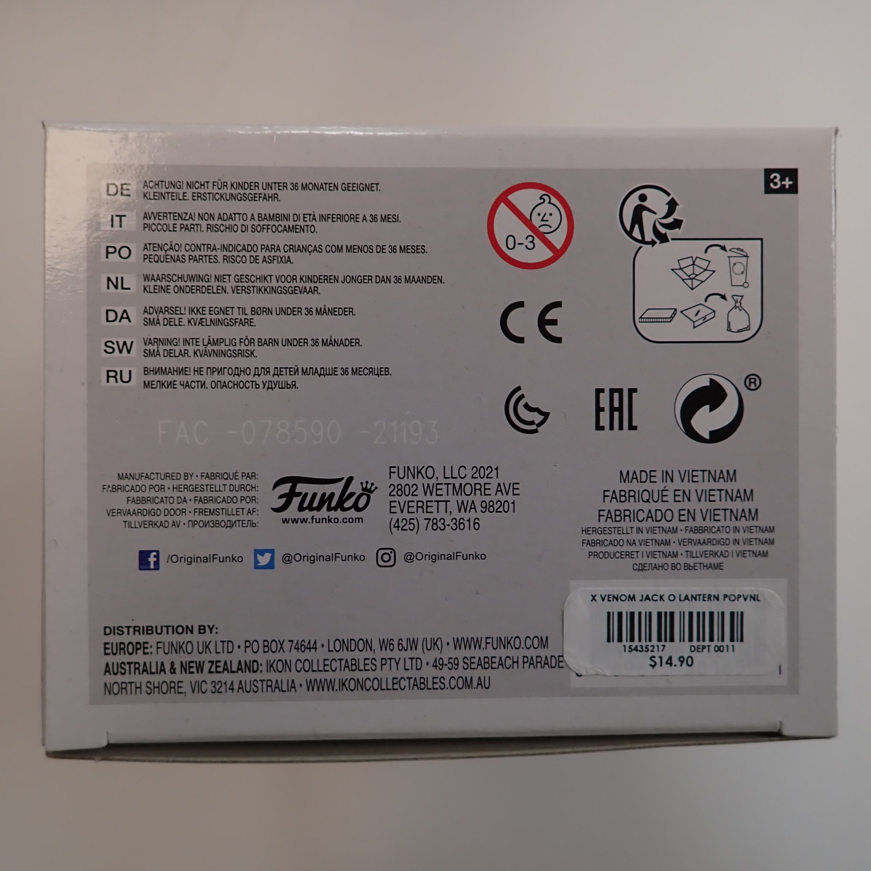 Venomized Jack O'Lantern - POP! #922