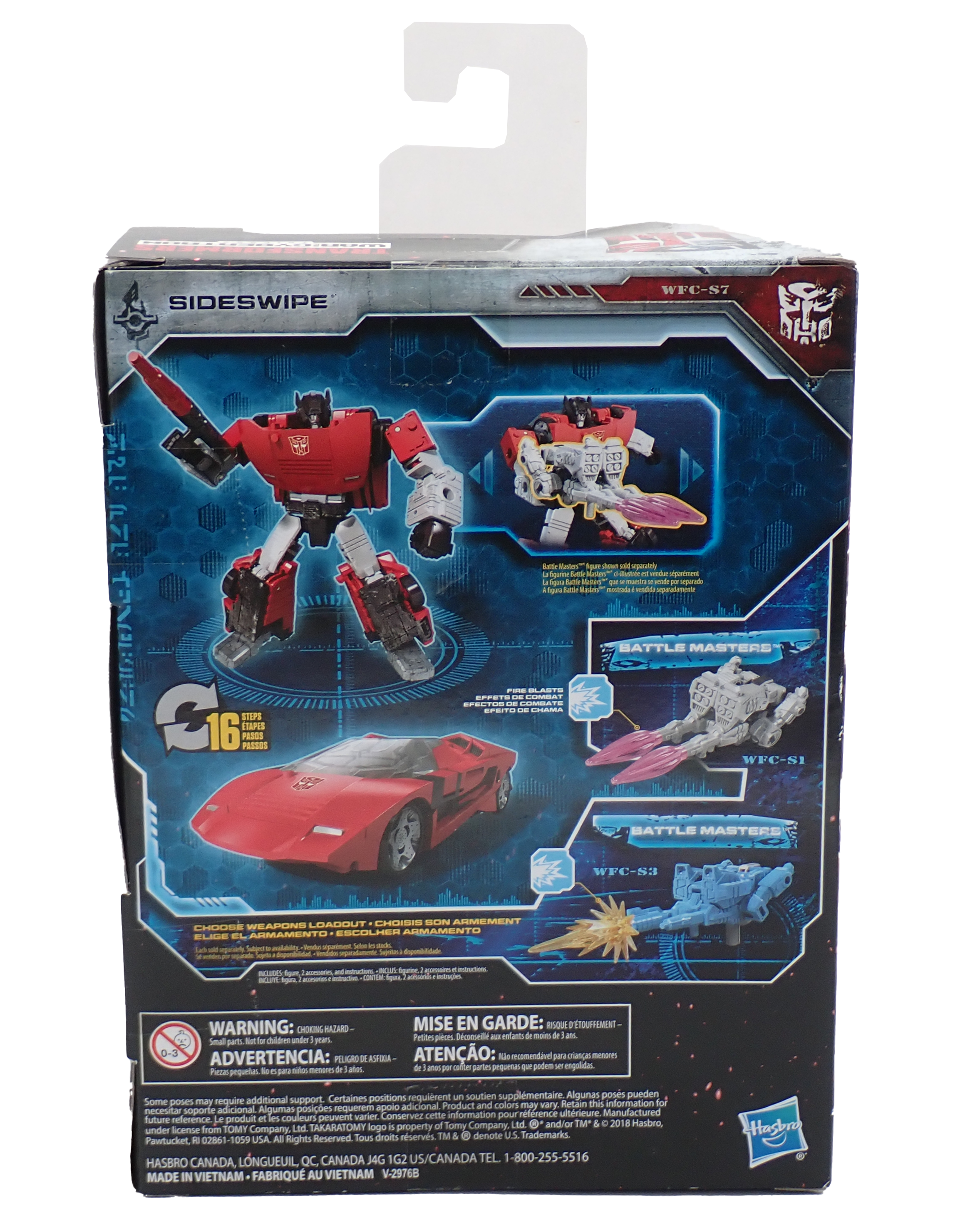 Sideswipe - Transformers Siege War for Cybertron Trilogy Figure