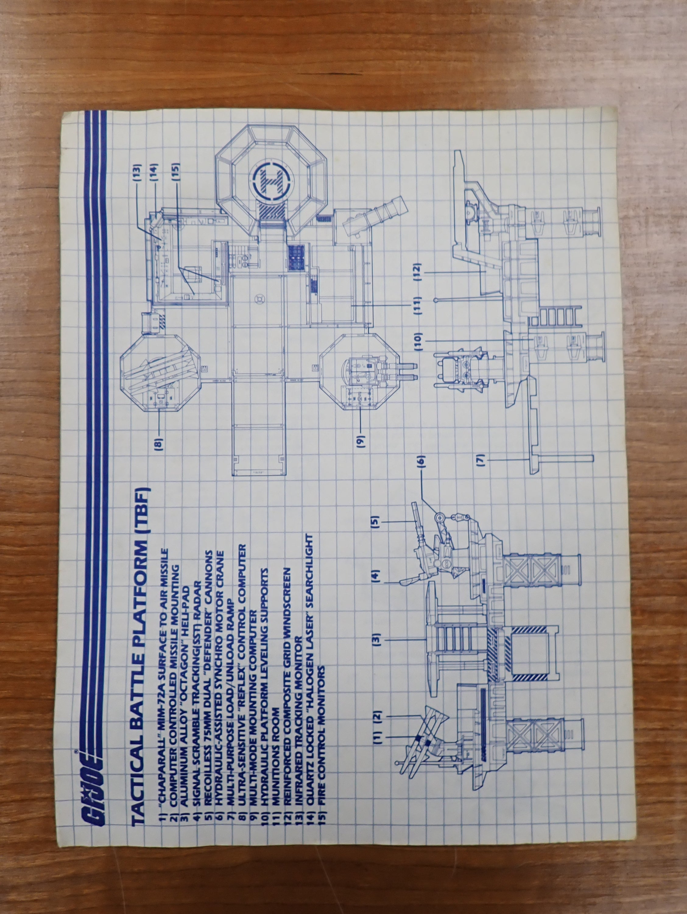 G.I. Joe Transportable Tactical  Battle Platform (1985)