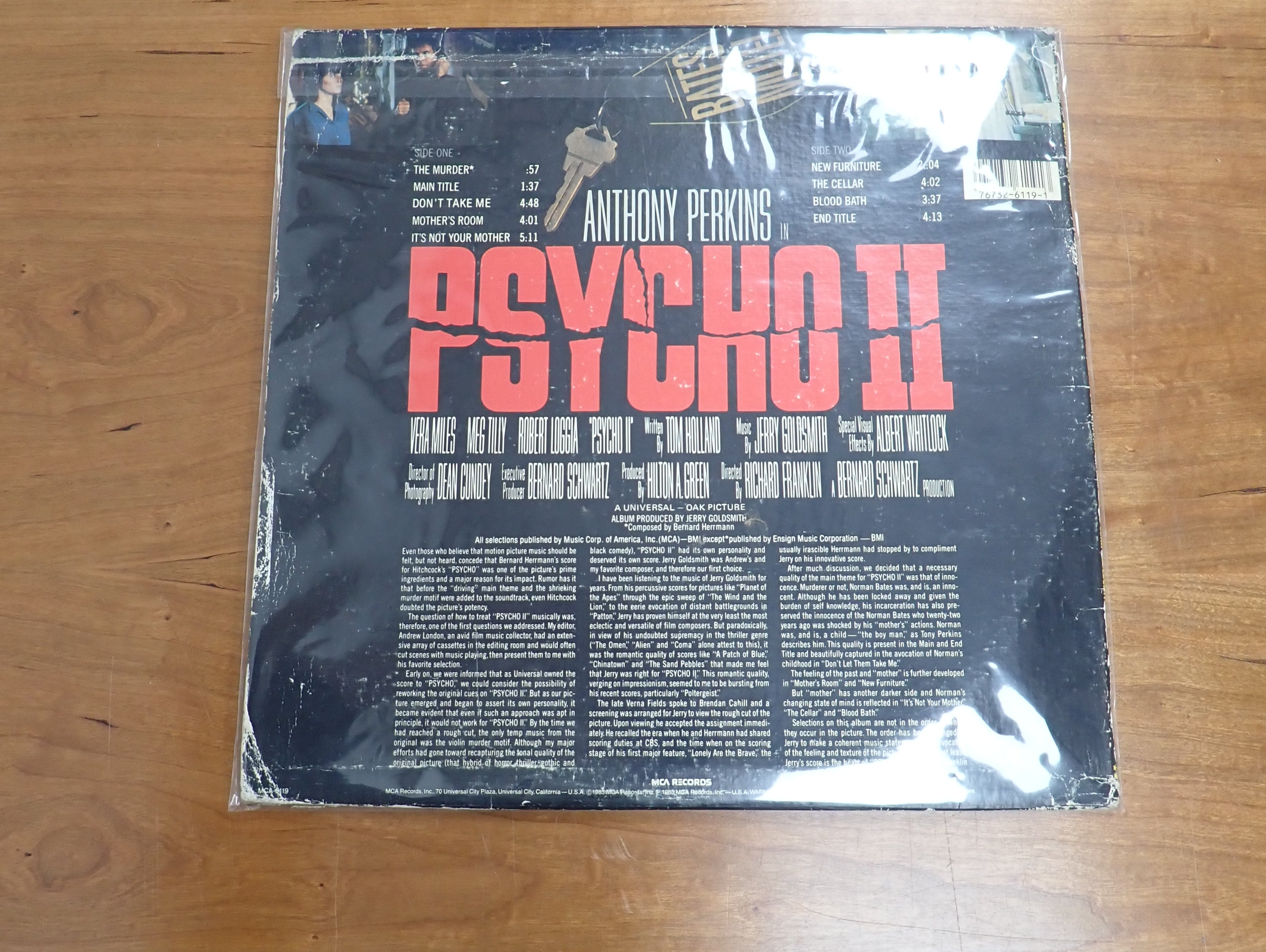 Psycho II Soundtrack