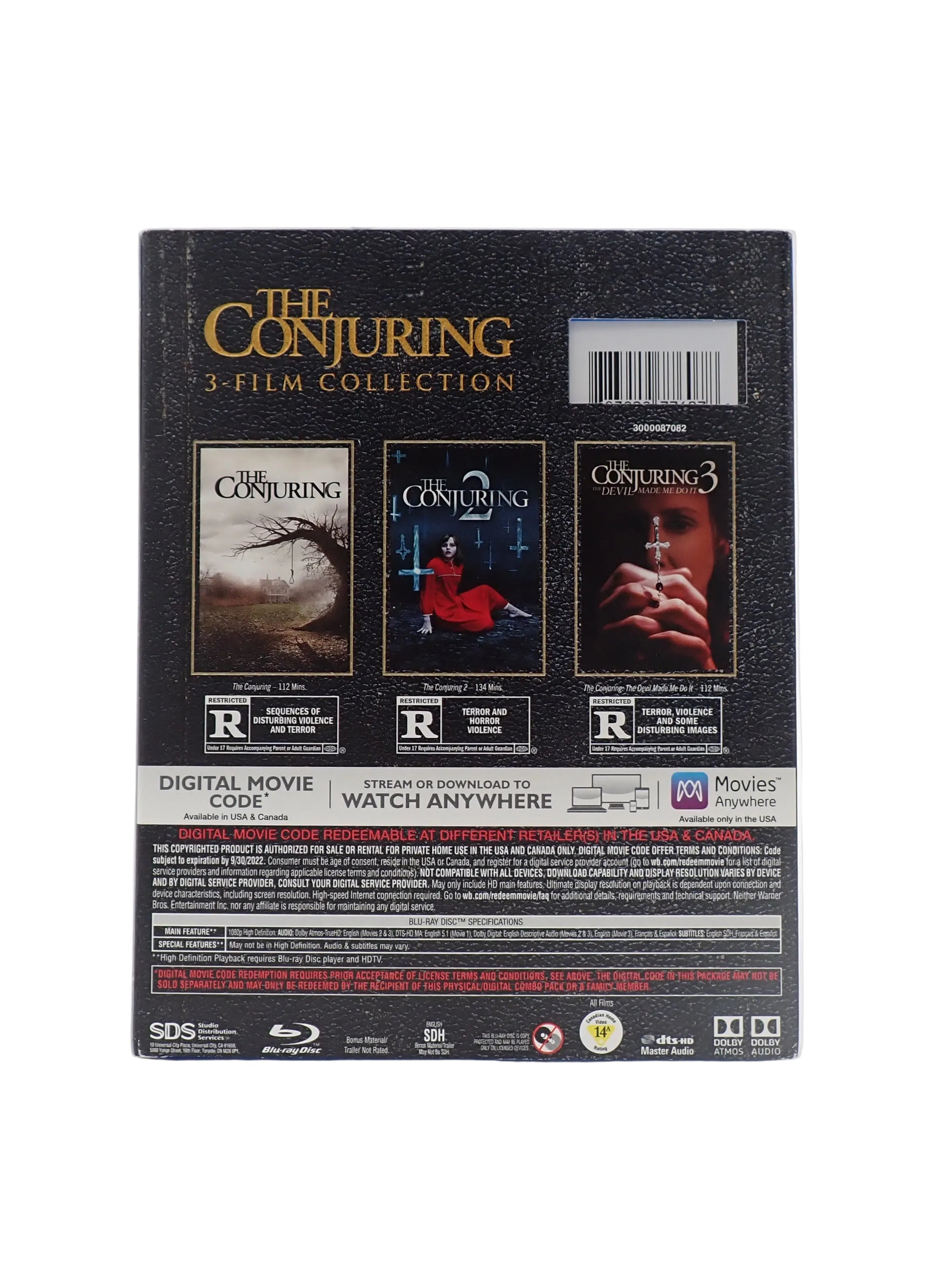 The Conjuring: 3-Film Collection (Blu-Ray) [Pre-Owned]