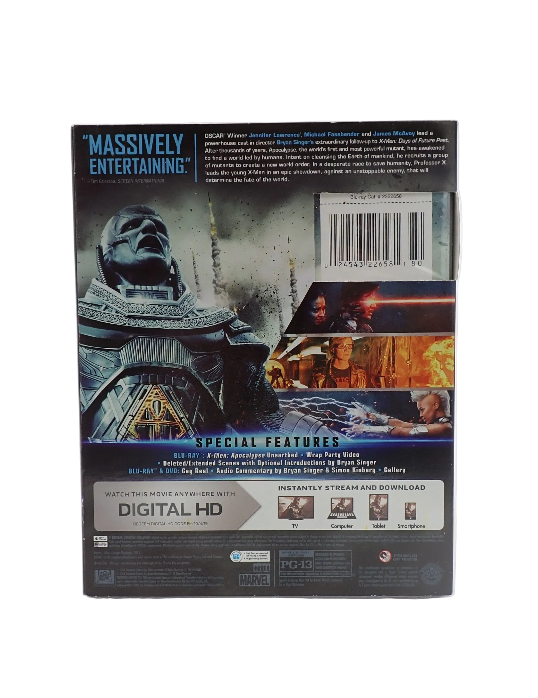 X-Men Apocalypse (Blu-Ray) [Pre-Owned]