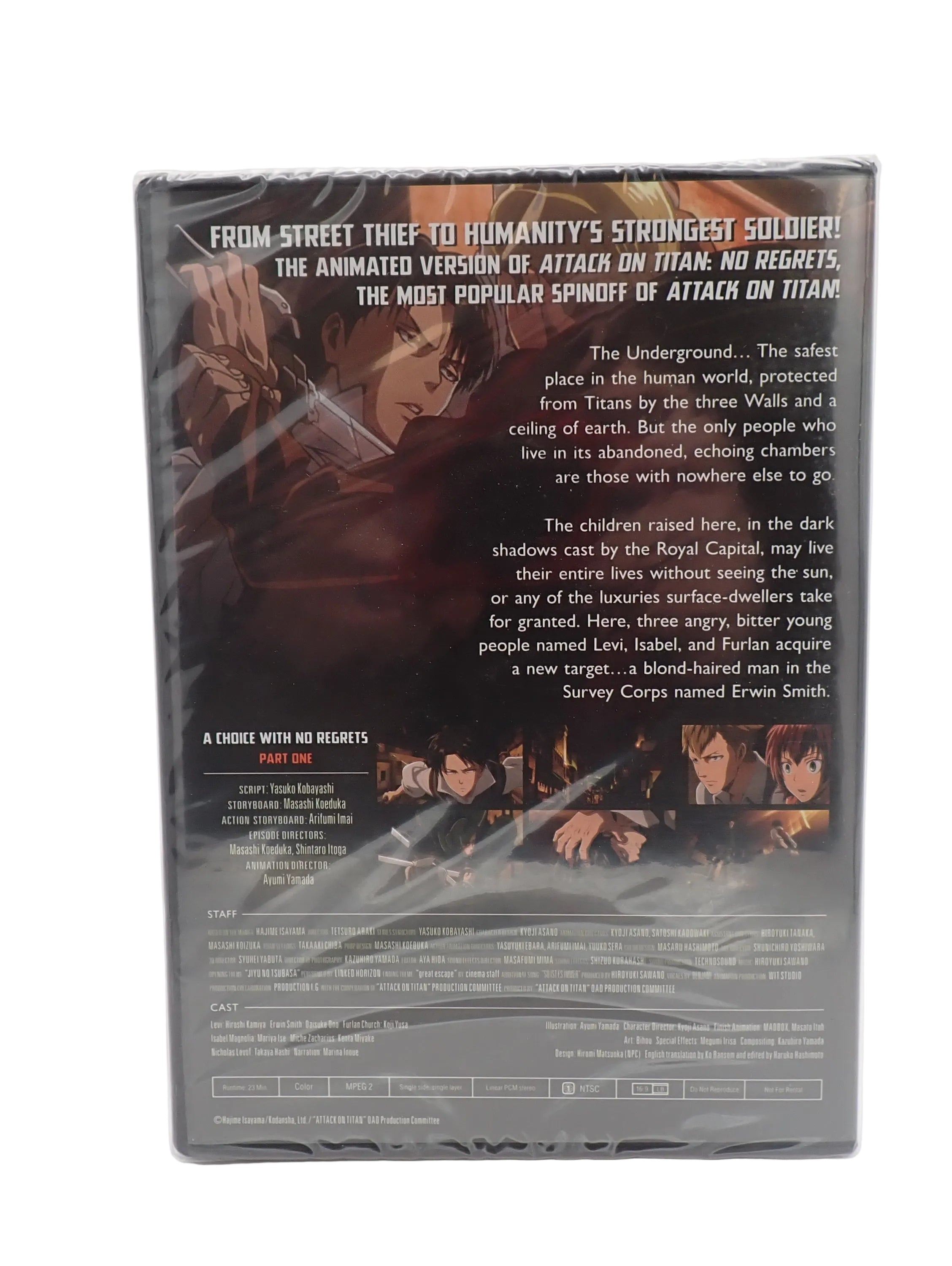 Attack on Titan: Vol. 18 - No Regrets: Part One Special Edition (DVD) [Pre-Owned]