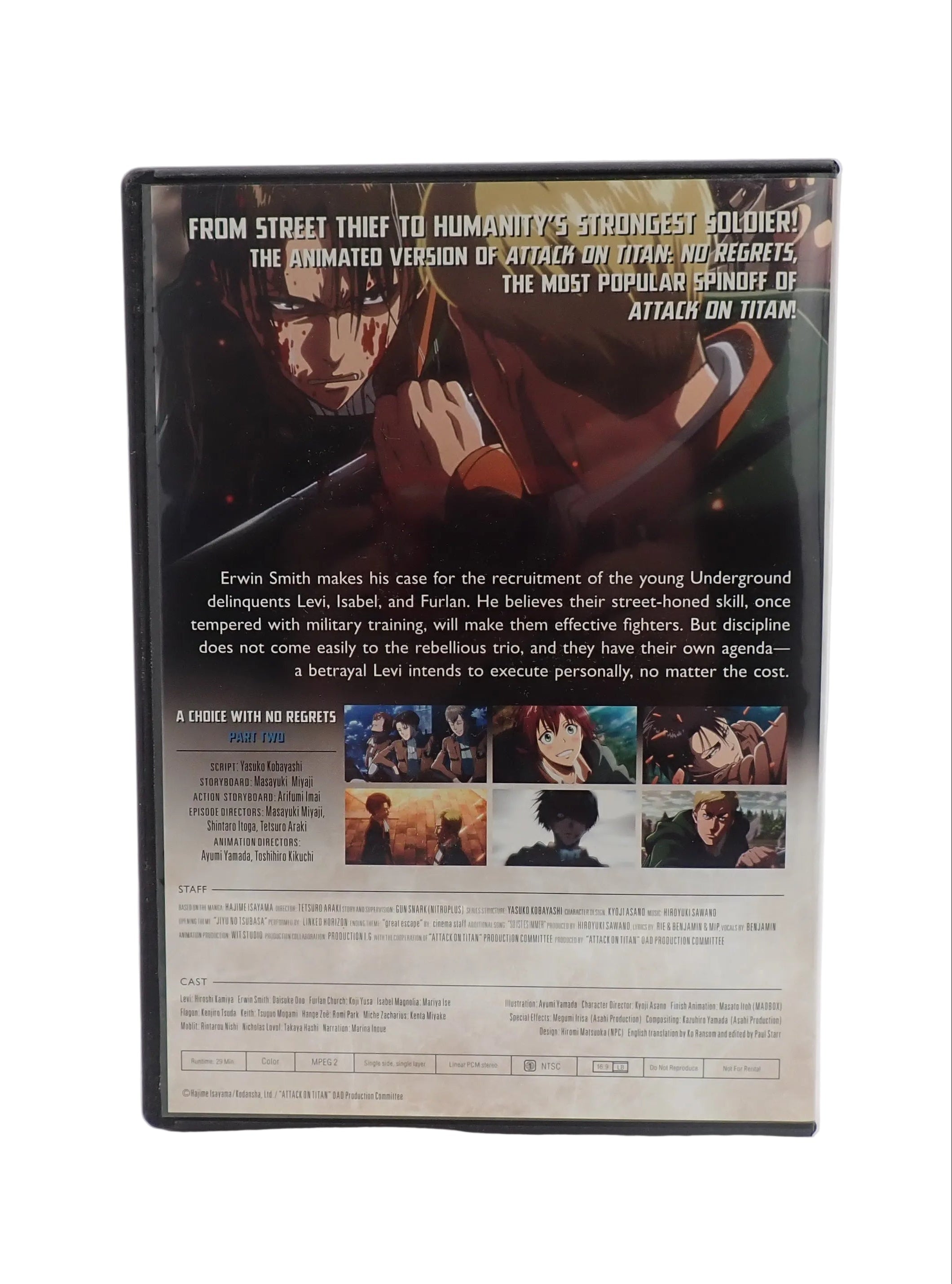 Attack on Titan: Vol. 19 - No Regrets Part 2 Special Edition (DVD) [Pre-Owned]