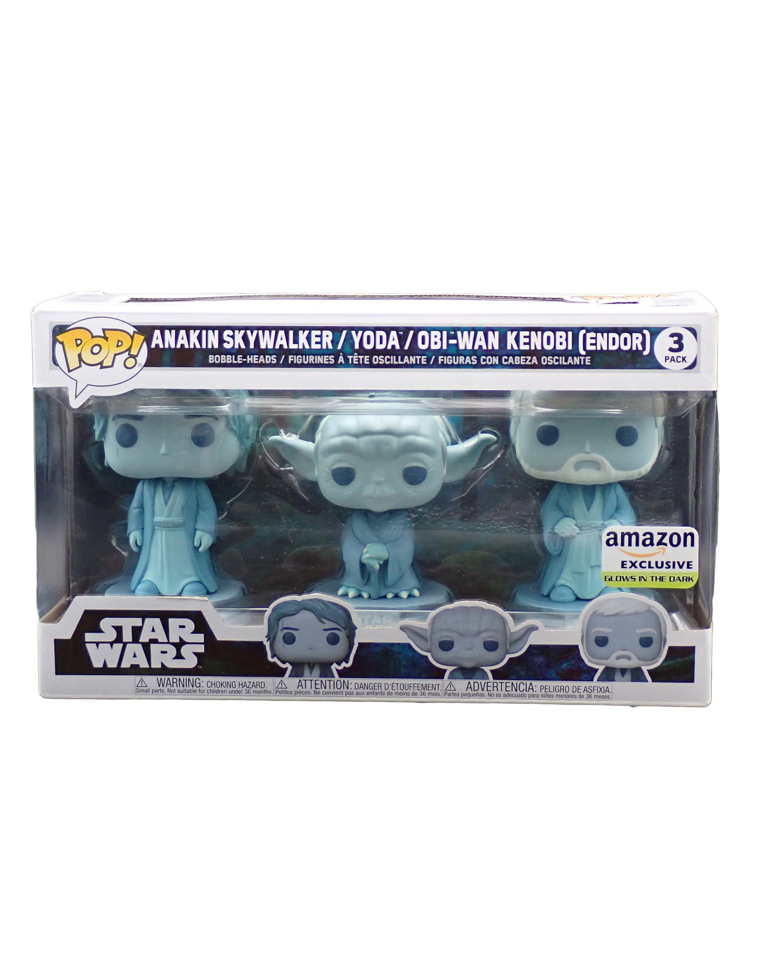 Anakin Skywalker / Yoda / Obi-Wan Kenobi (Endor) - POP! 3 Pack