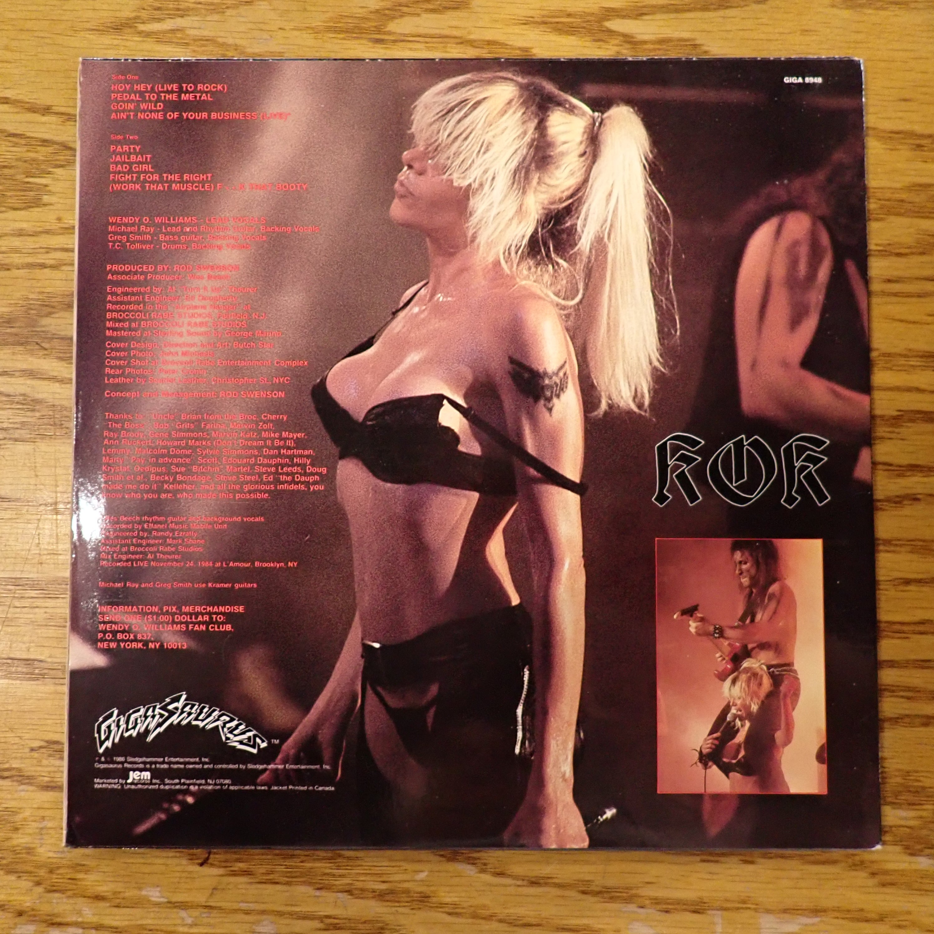 Wendy O. Williams - Kommander Of Kaos