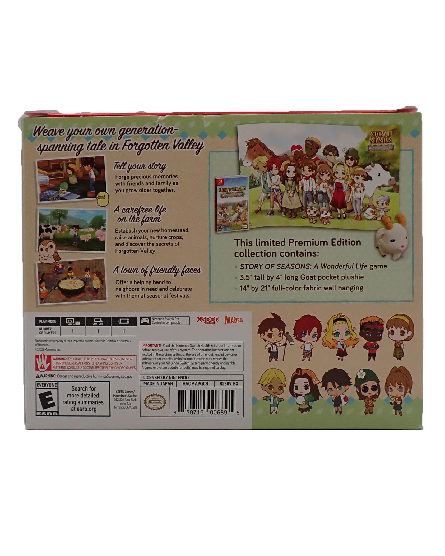 Story of Seasons A Wonderful Life Premium Edition - Switch