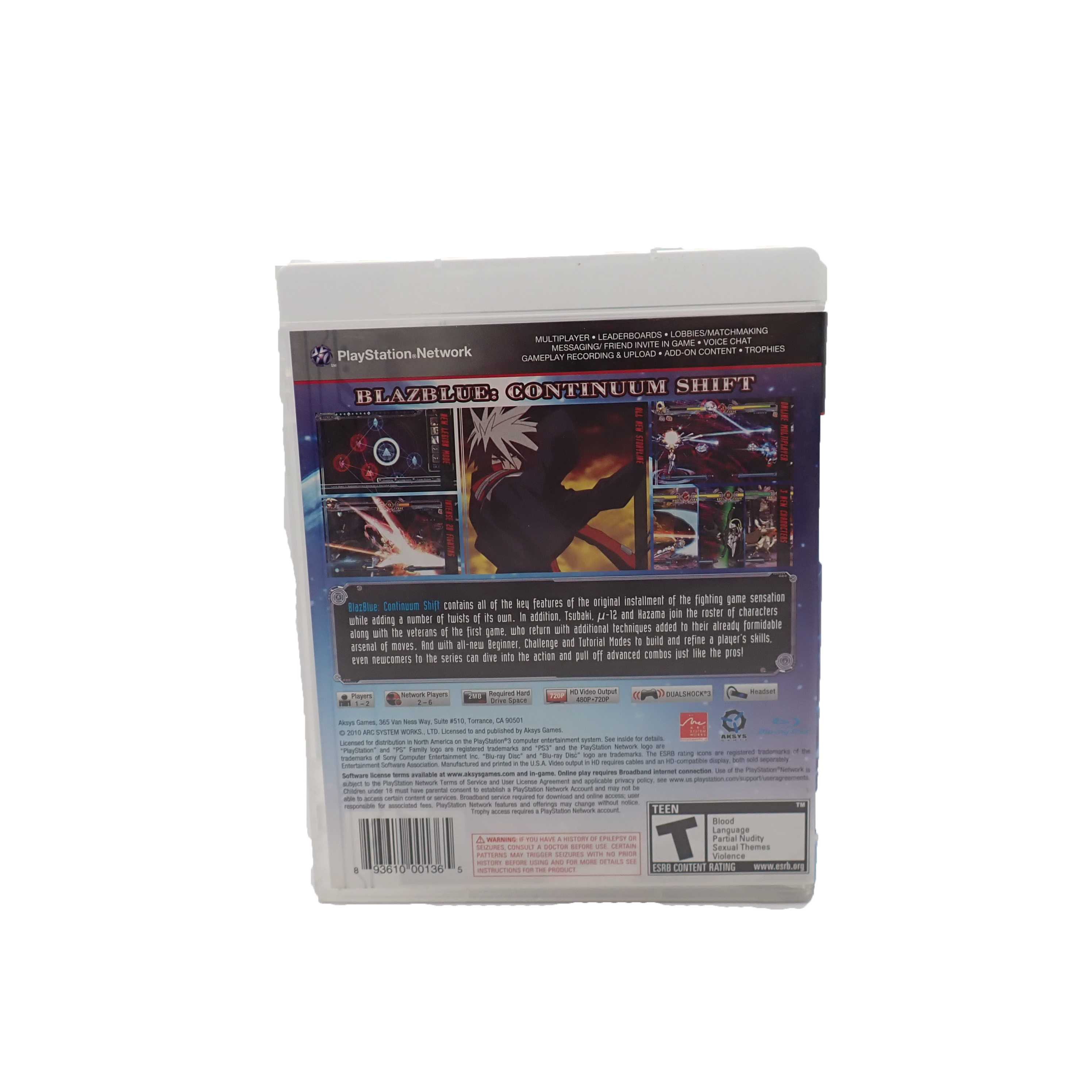 BlazBlue: Continuum Shift - PS3