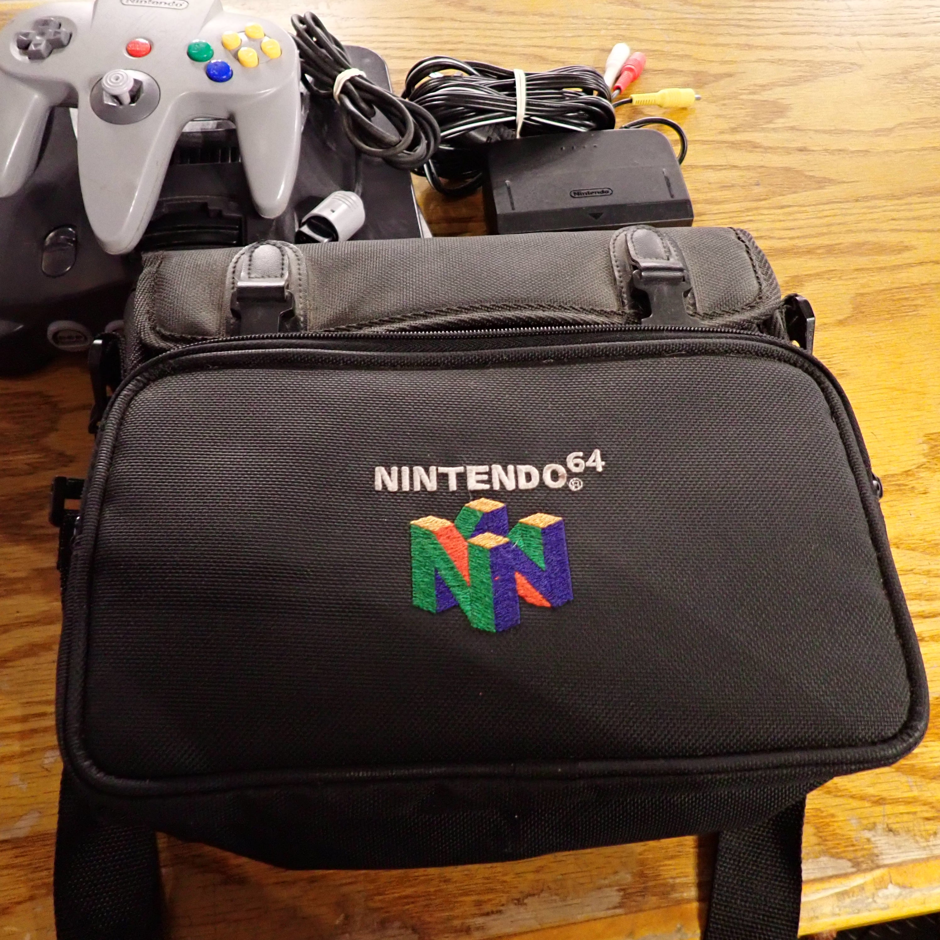 N64 System with bag