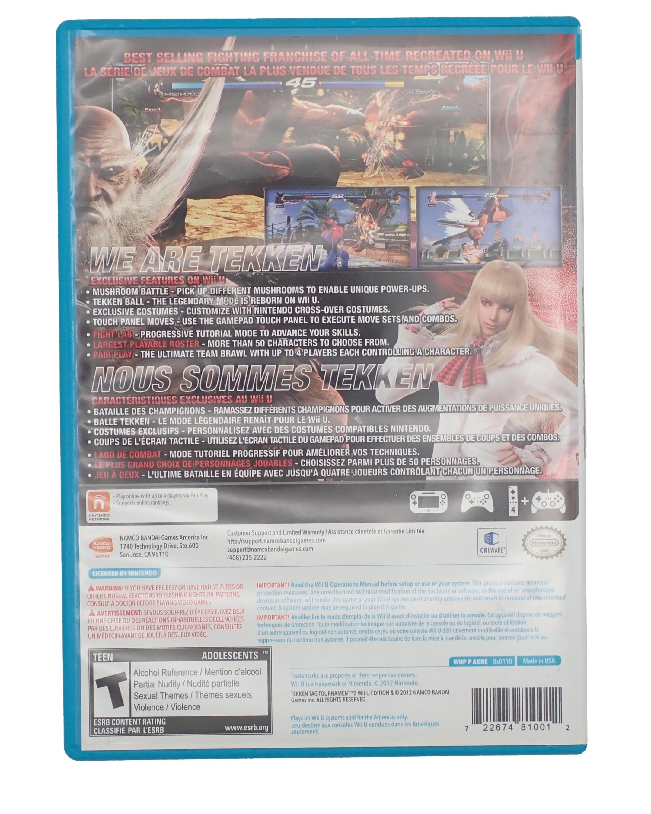 Tekken Tag Tournament 2 Wii U Edition - Wii U