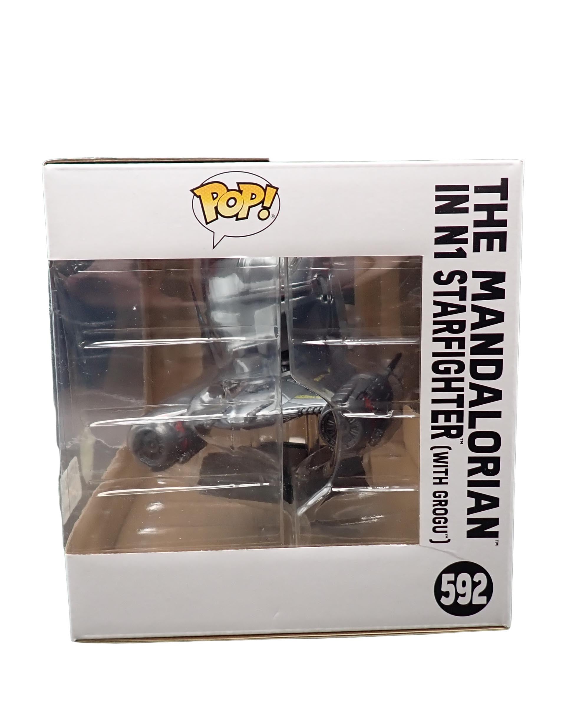 The Mandalorian in N1 Starfighter (with Grogu) - POP! #592