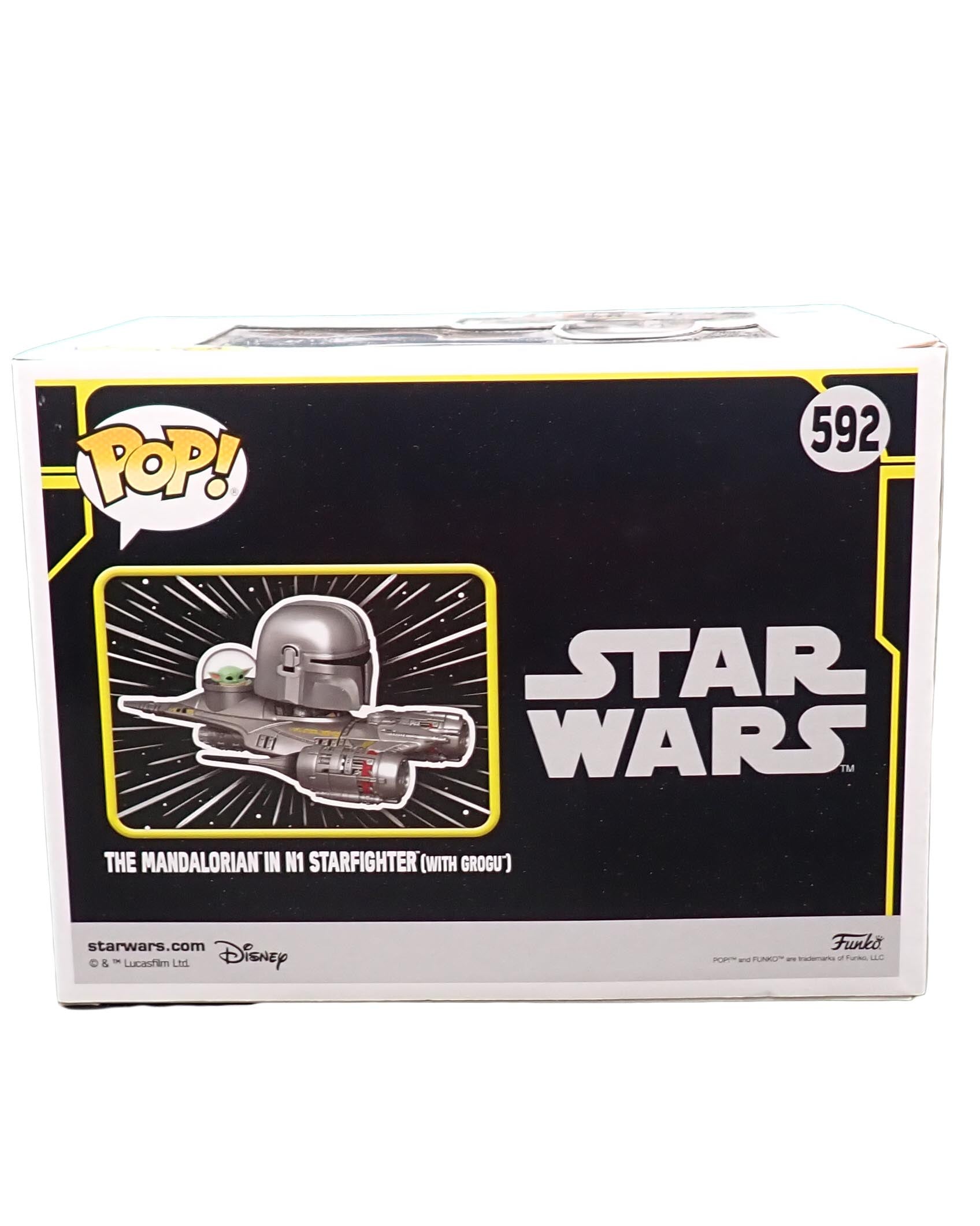 The Mandalorian in N1 Starfighter (with Grogu) - POP! #592