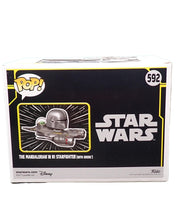 The Mandalorian in N1 Starfighter (with Grogu) - POP! #592