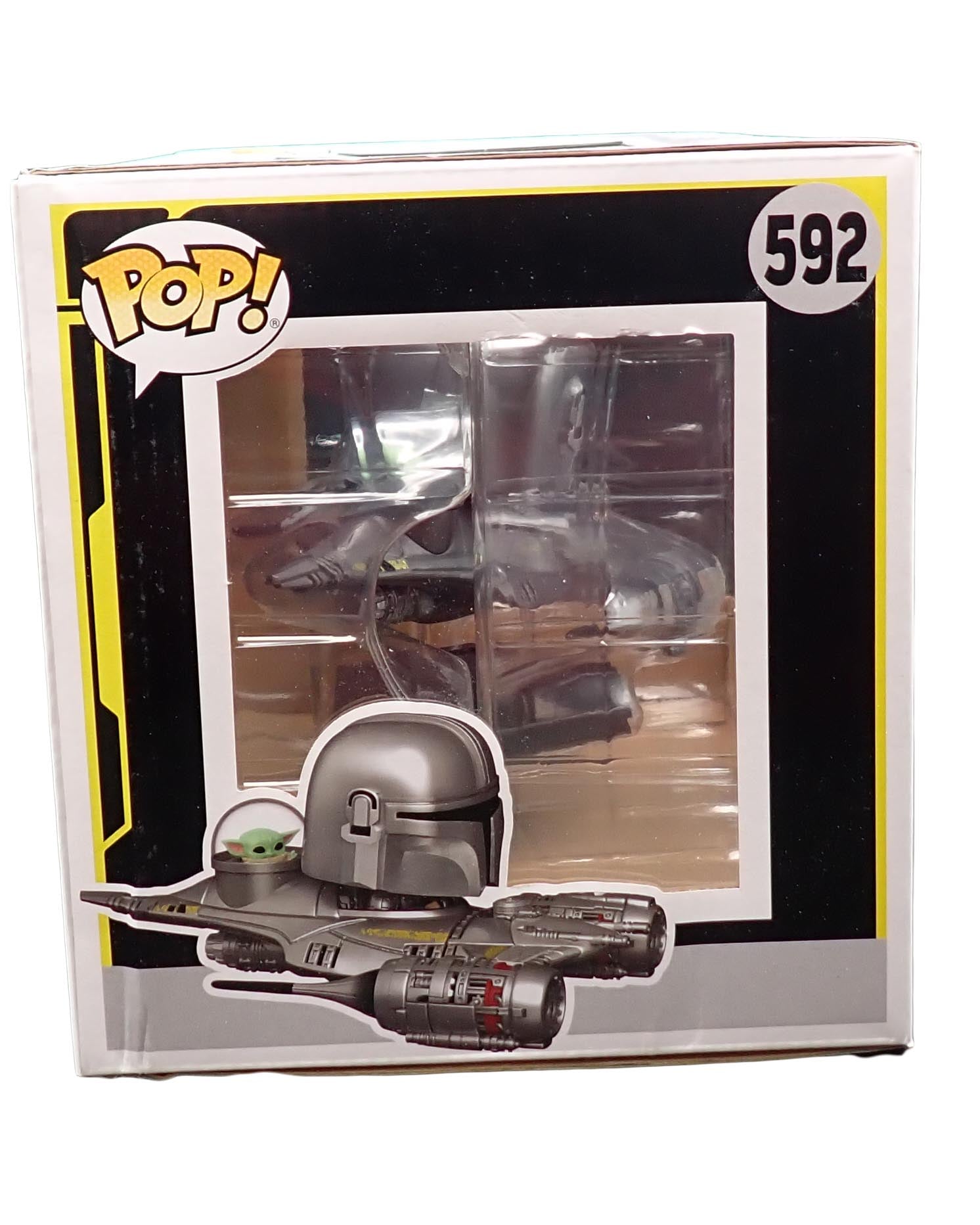 The Mandalorian in N1 Starfighter (with Grogu) - POP! #592