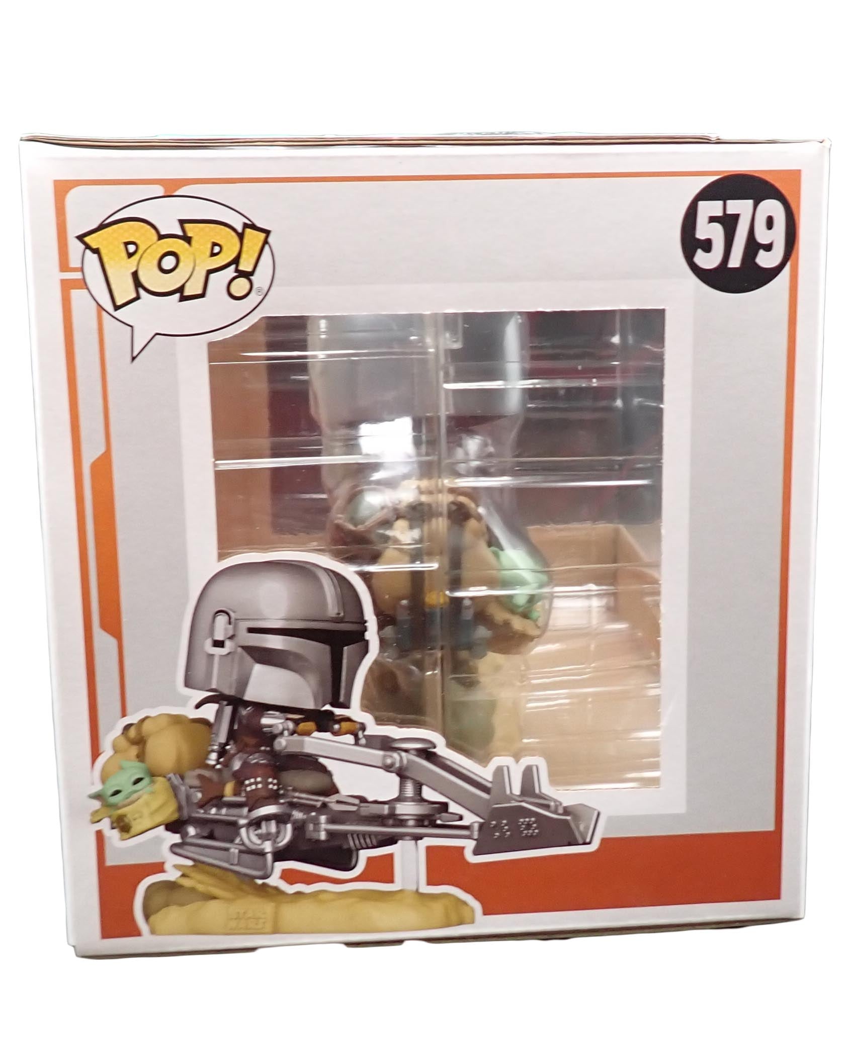 The Mandalorian on Speeder (with Grogu) - POP! #579