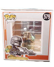 The Mandalorian on Speeder (with Grogu) - POP! #579