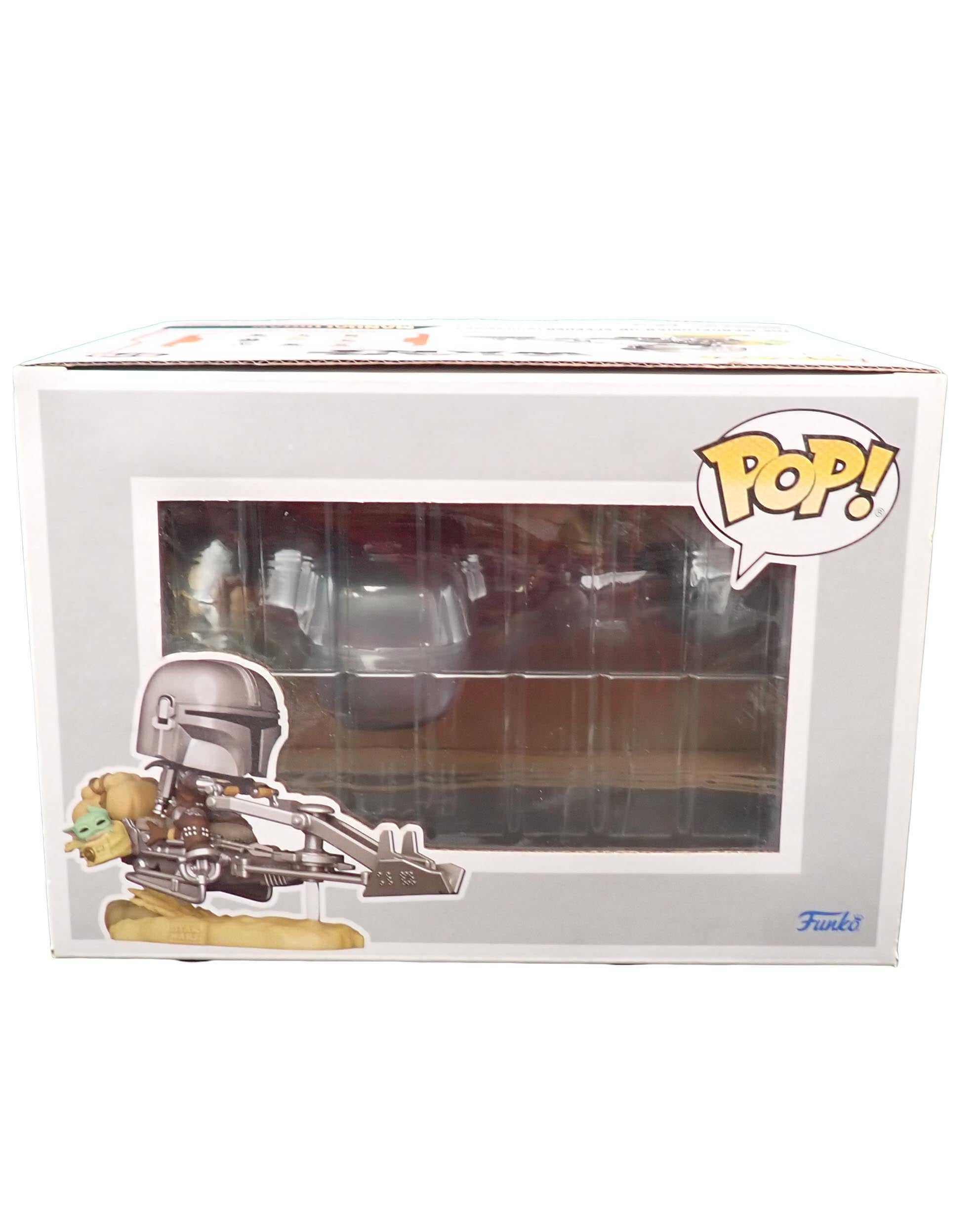 The Mandalorian on Speeder (with Grogu) - POP! #579
