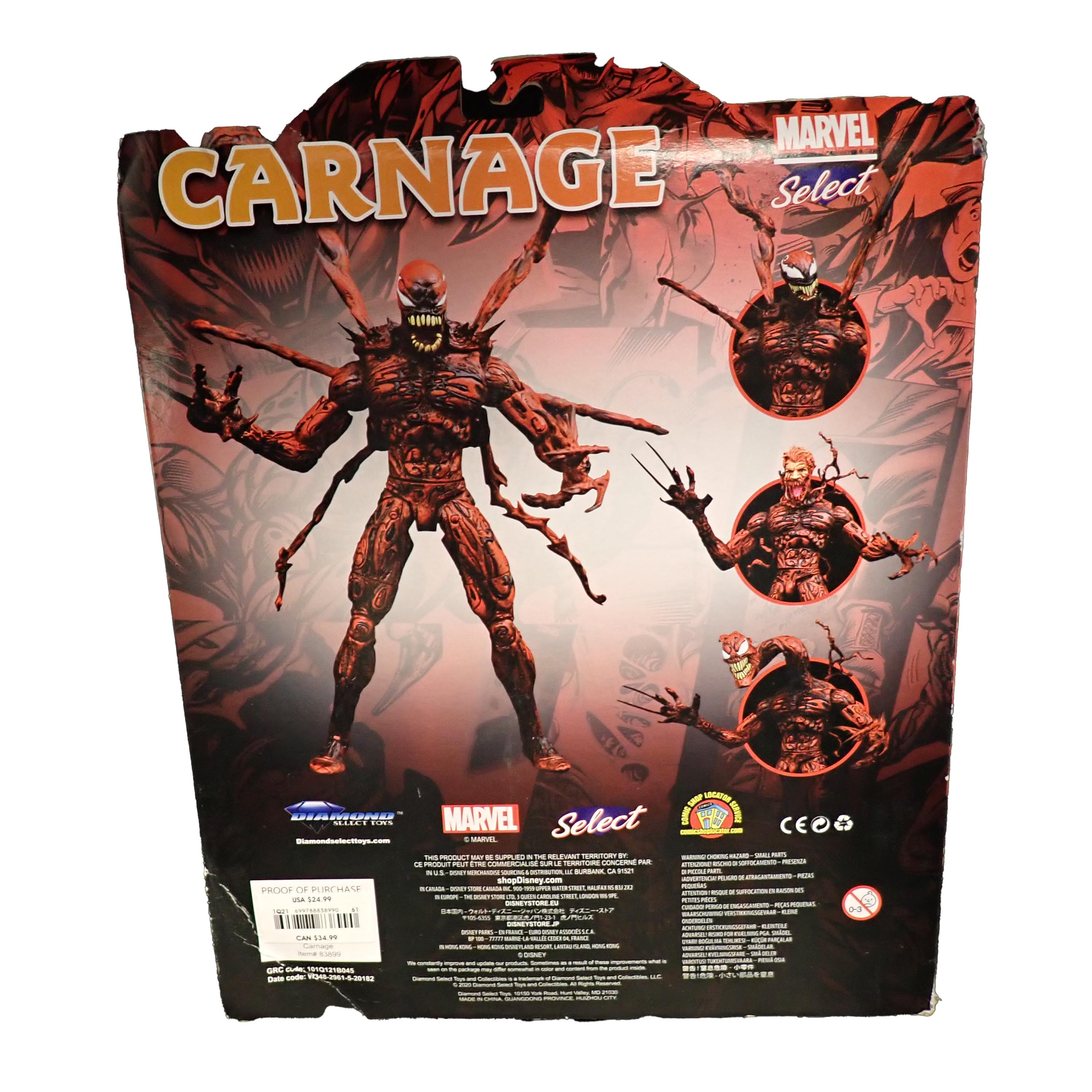 Carnage - Marvel Select [Pre-Owned]
