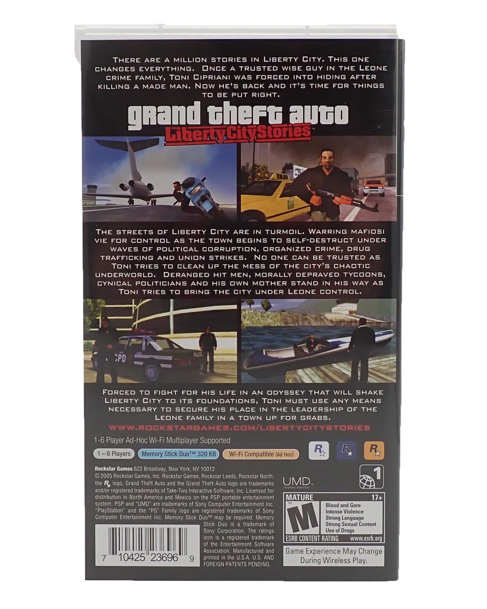 Grand Theft Auto Liberty City Stories - PSP