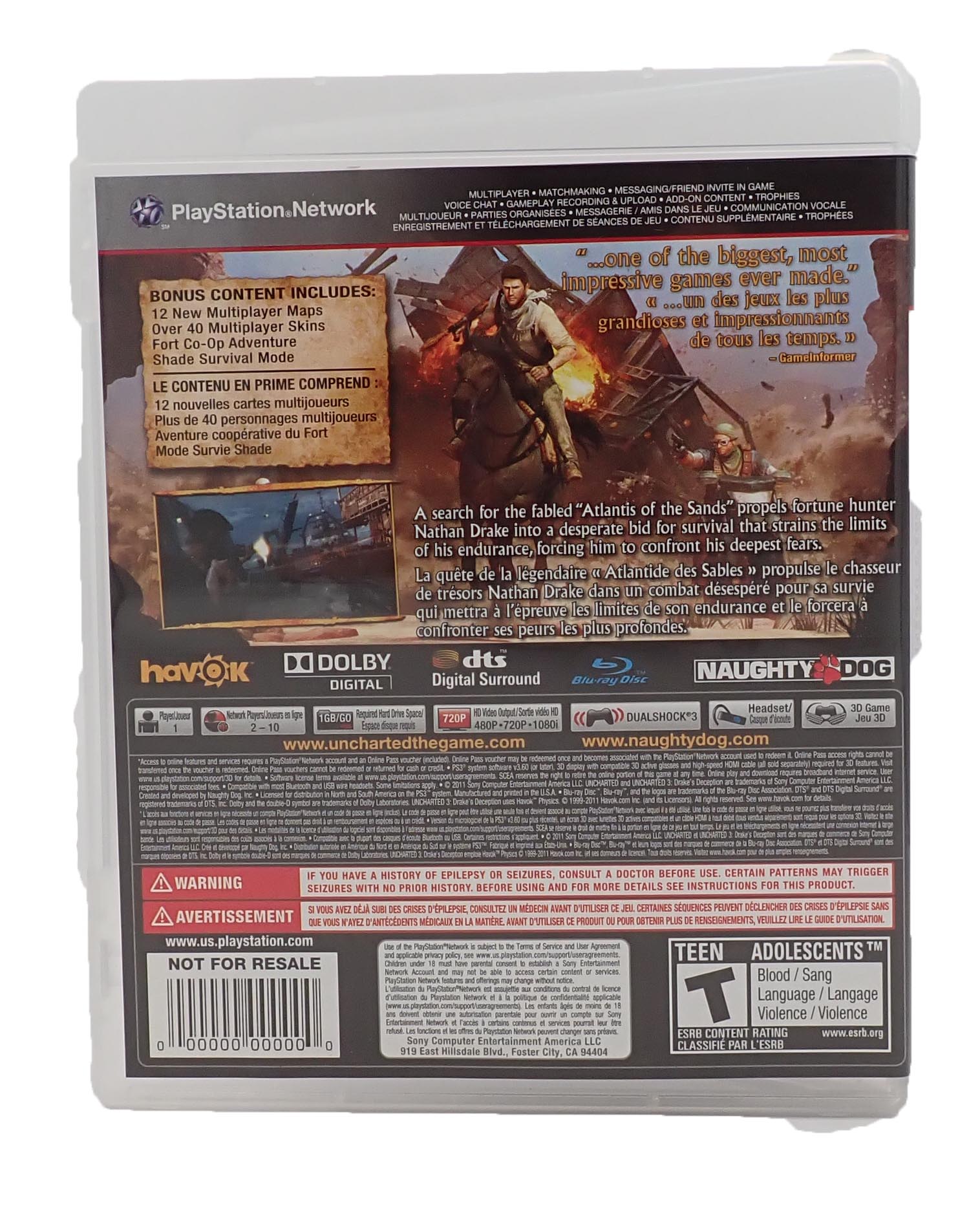 Uncharted 3: Drake's Deception GOTY