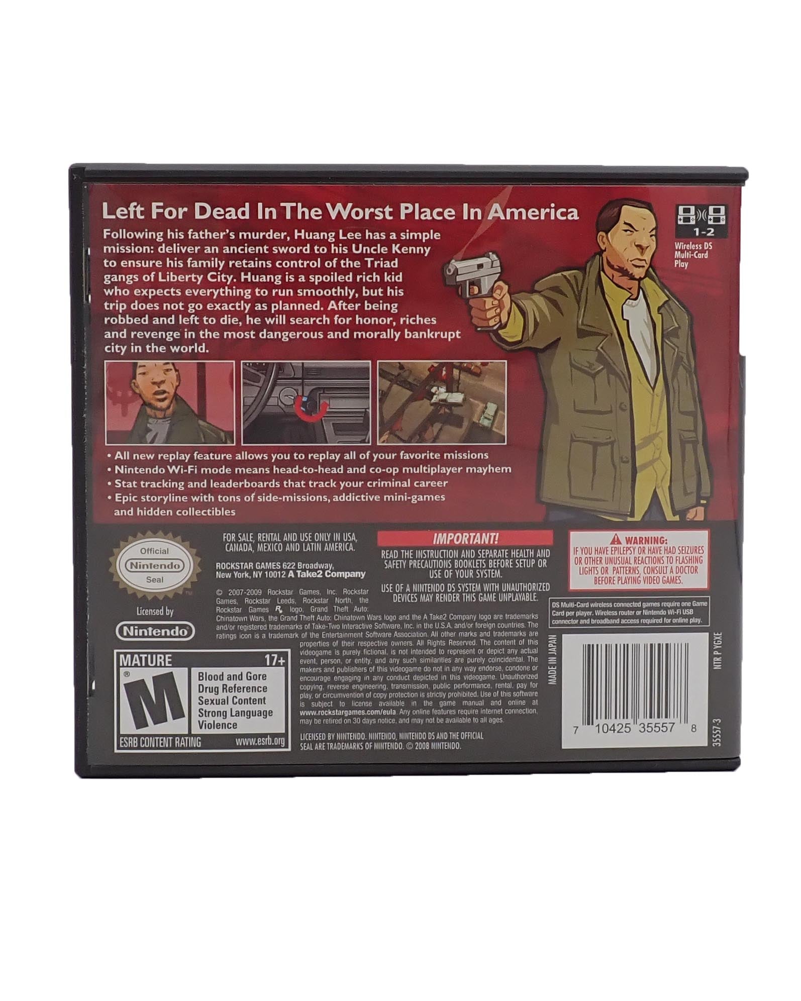 Grand Theft Auto Chinatown Wars - DS