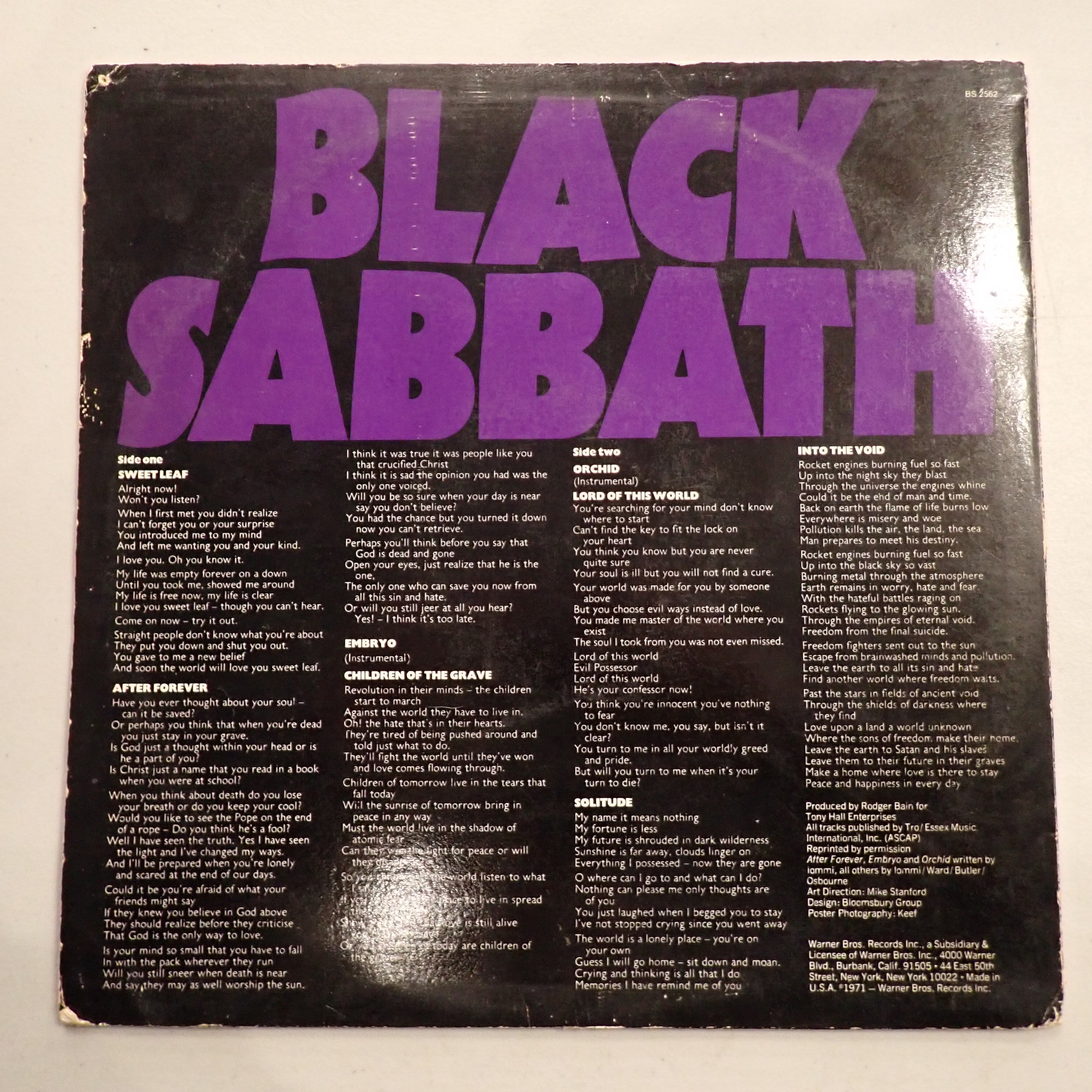 Black Sabbath - Master Of Reality