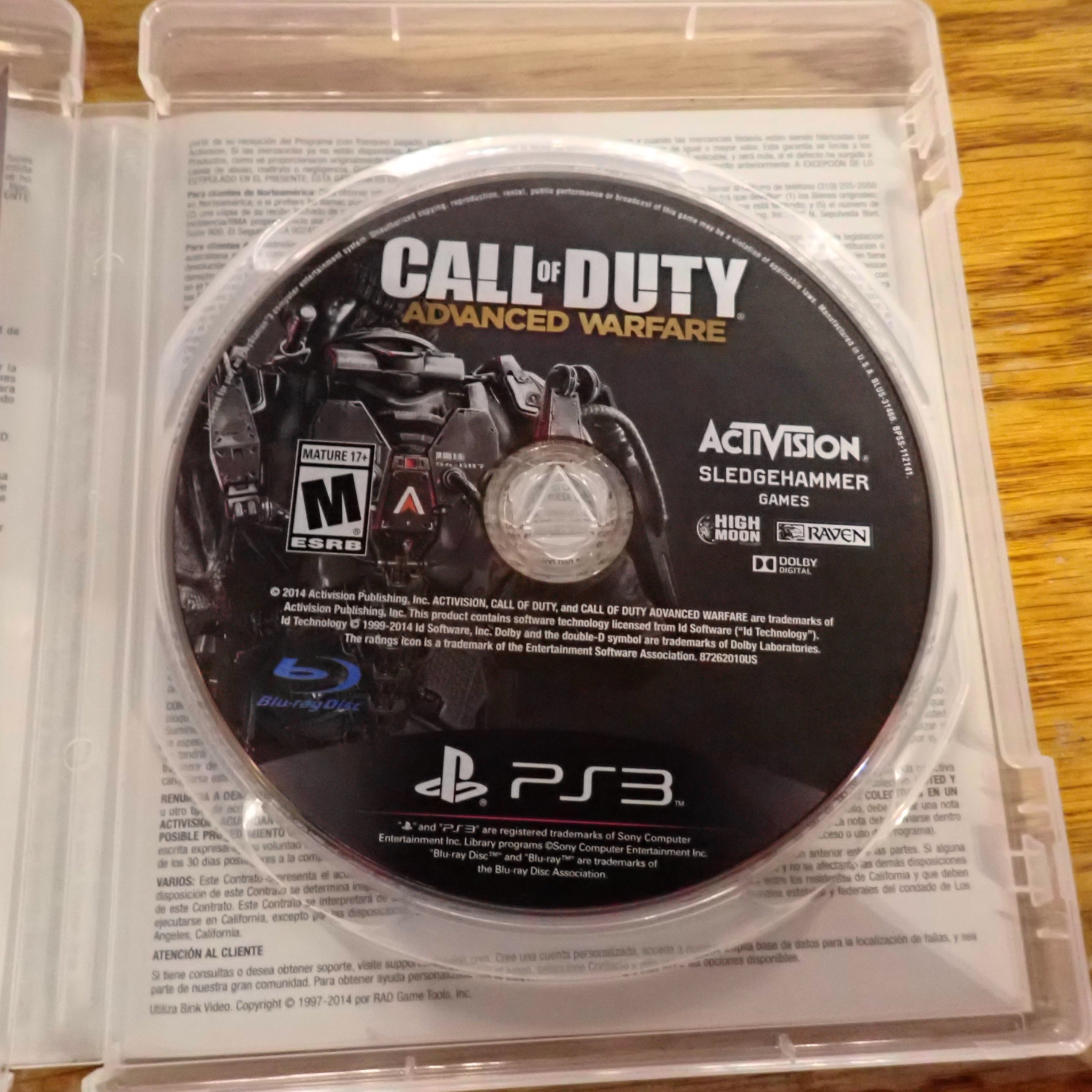 Call of Duty Advanced Warfare - PS3