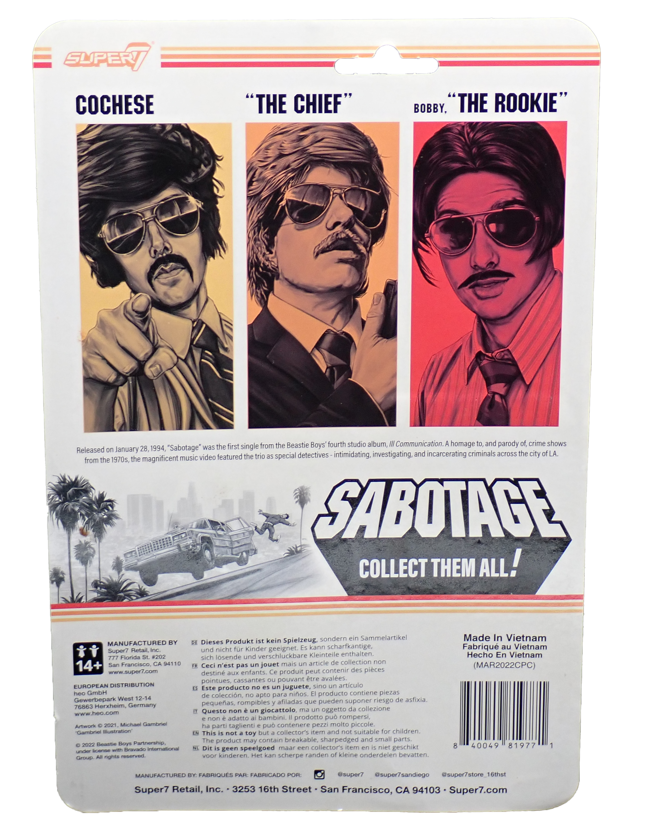 Sabotage Figure Set  - Super 7 Figures