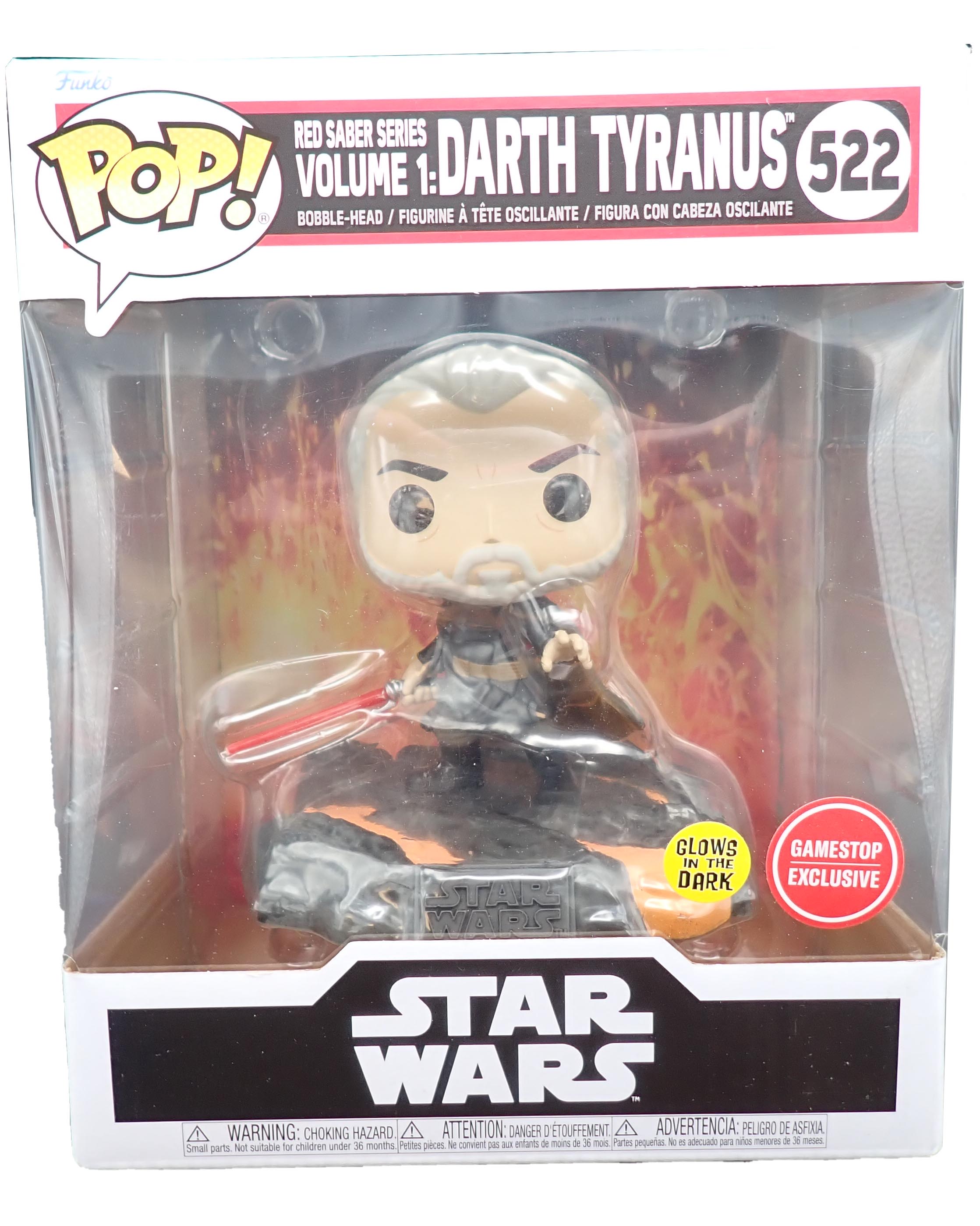 Red Saber Series vol 1: Darth Tyranus - POP! #522